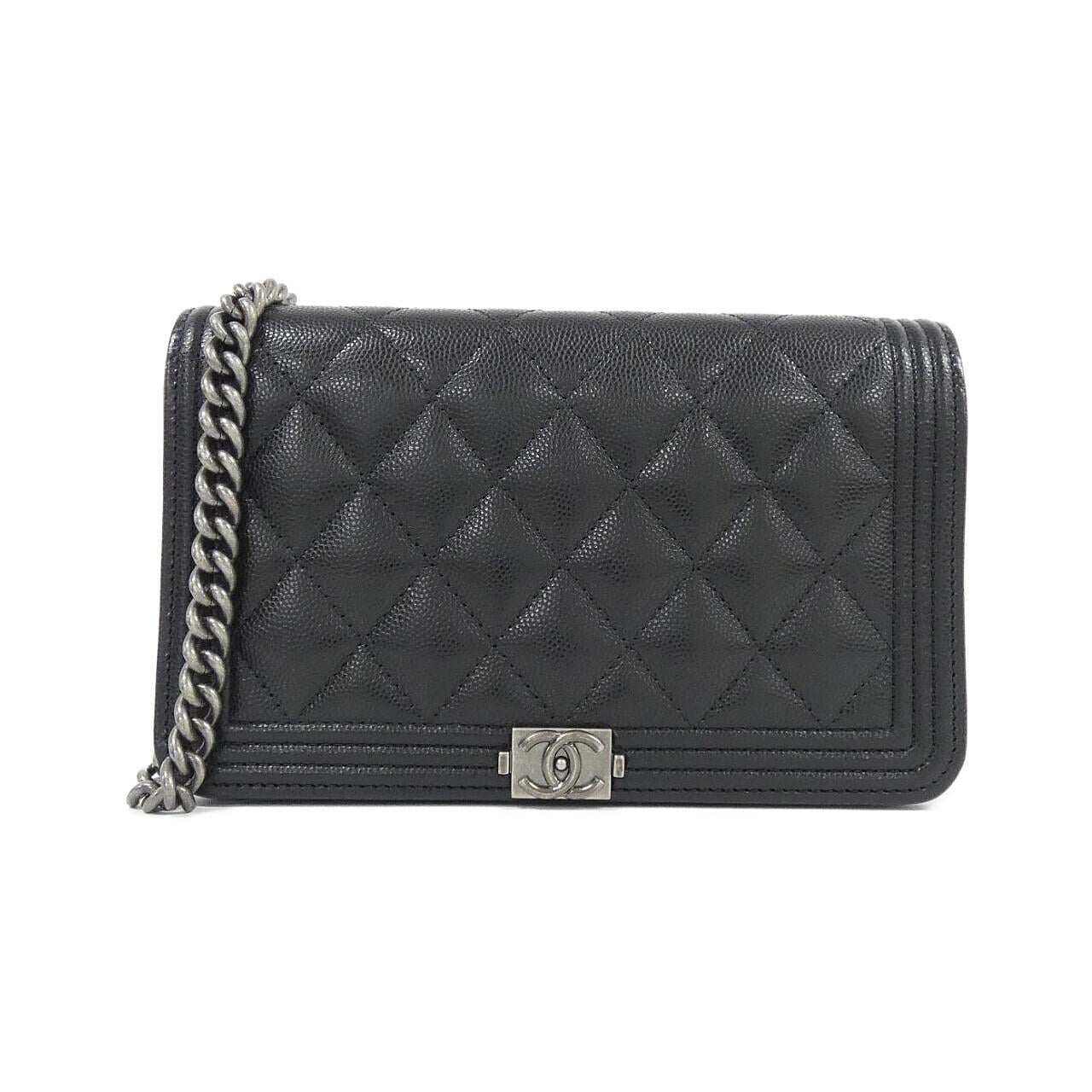 CHANEL Boy Chanel AP1117 Wallet Grained Calfskin