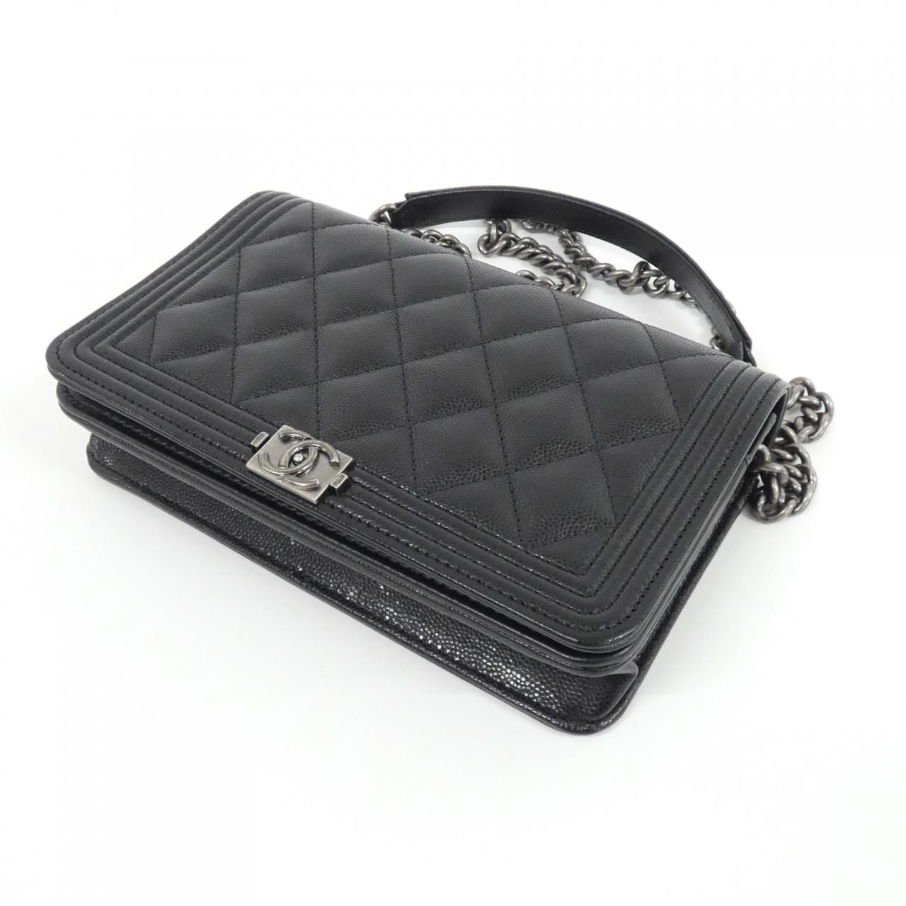 CHANEL Boy Chanel AP1117 Wallet Grained Calfskin 3