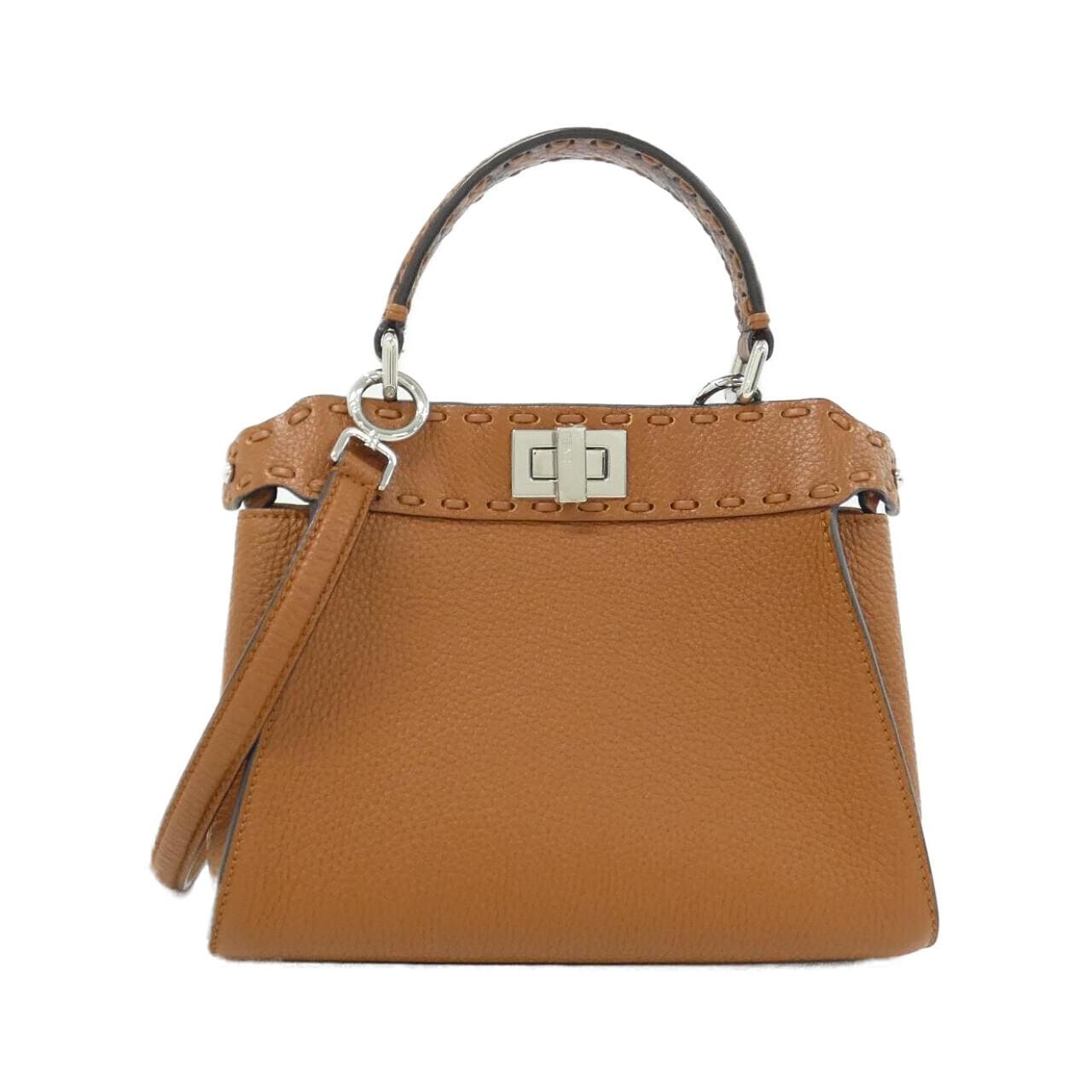 FENDI Peekaboo 8BN244 ALZ5 手提包 蟒蛇皮