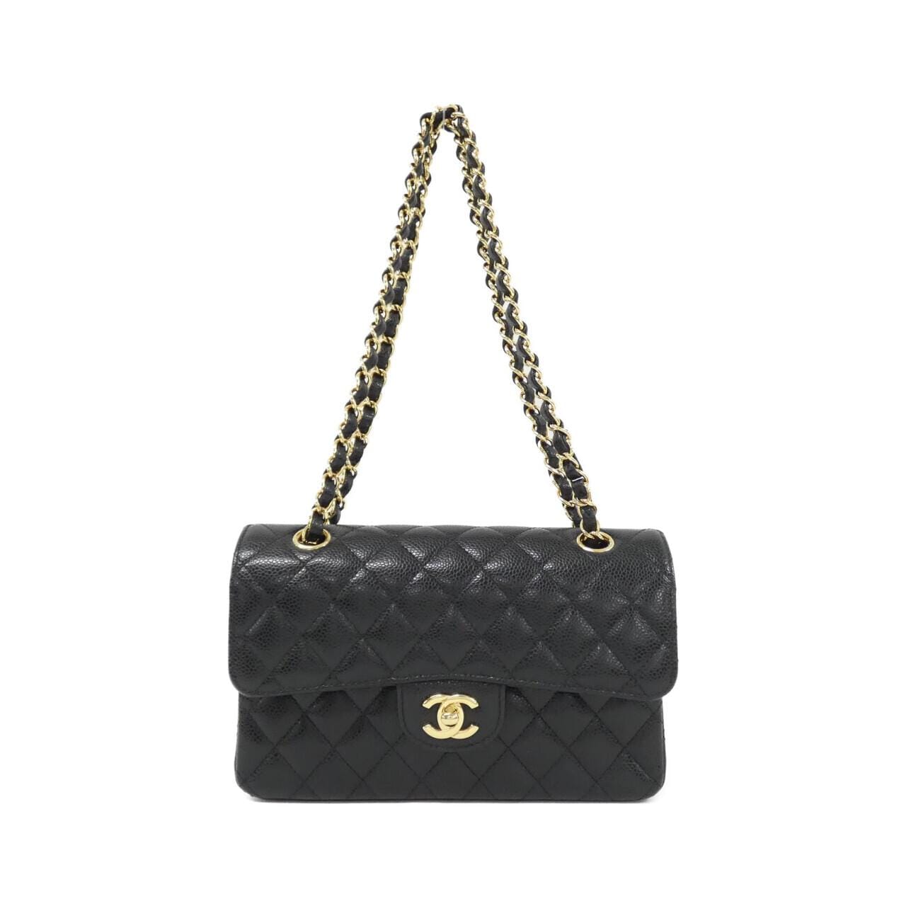 CHANEL Matelasse 1113 Shoulder Grained Calfskin