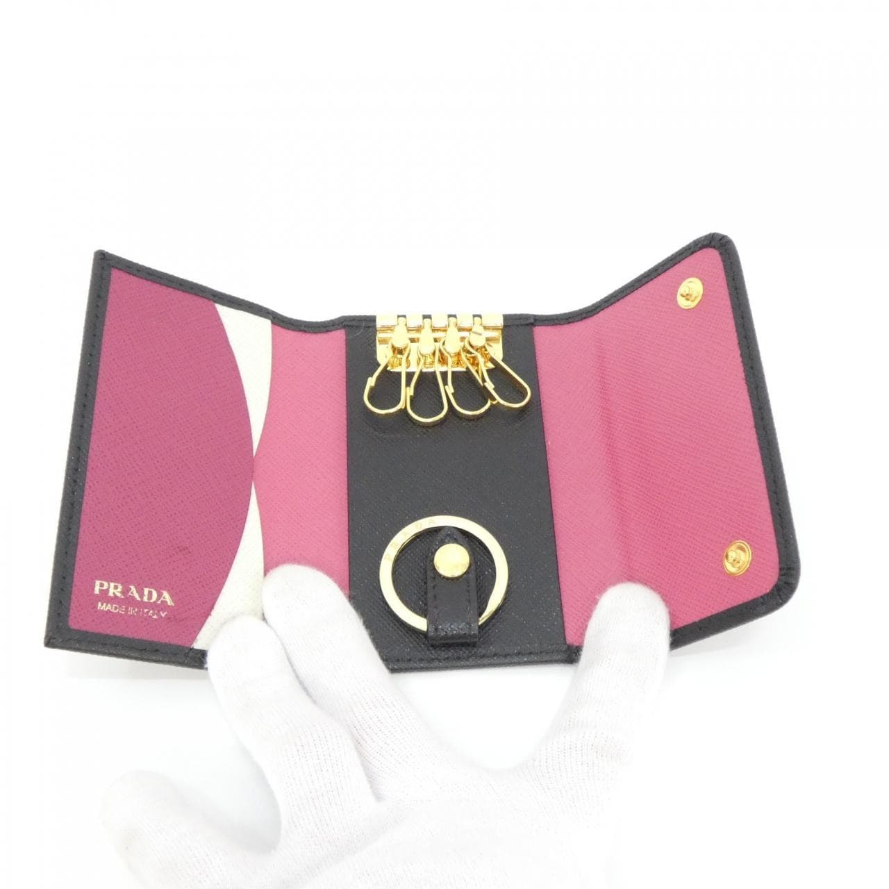 PRADA 1PG004 鎖匙包 4