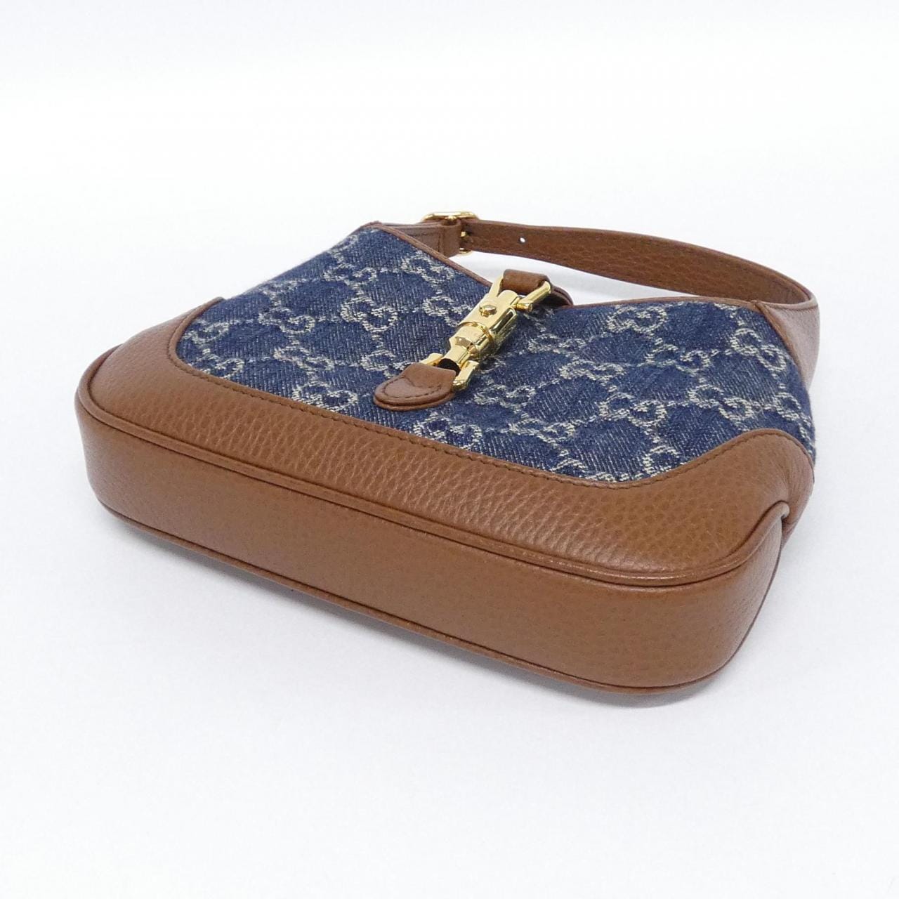 GUCCI Jackie 637092 2KQGG 肩背包 牛仔布 3