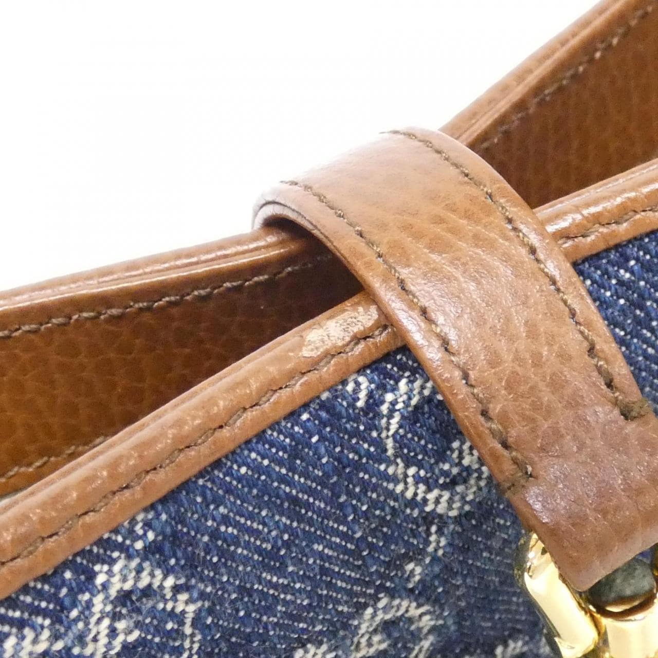 GUCCI Jackie 637092 2KQGG 肩背包 牛仔布 5