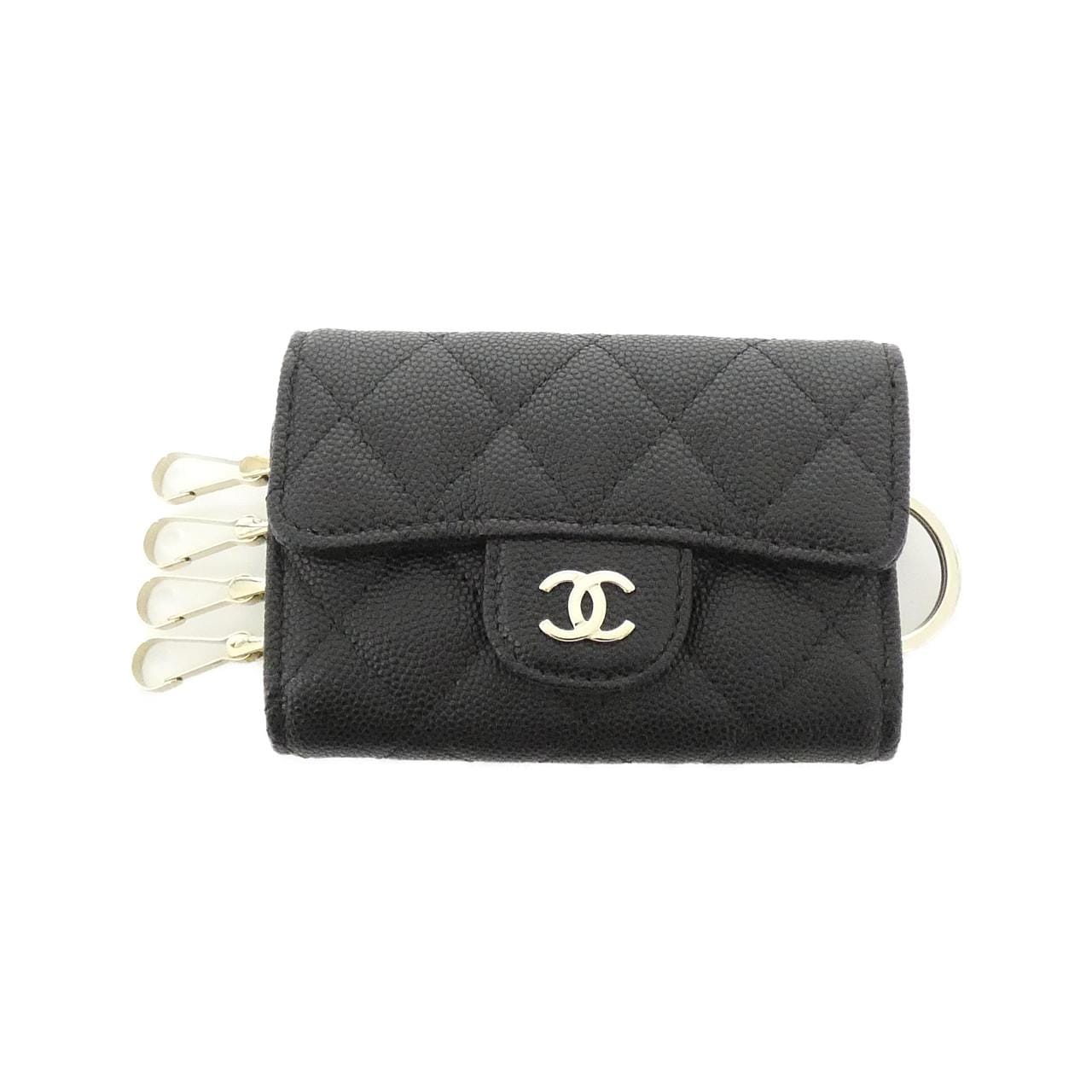 CHANEL Timeless Classic AP0222 鎖匙包 荔枝紋牛皮