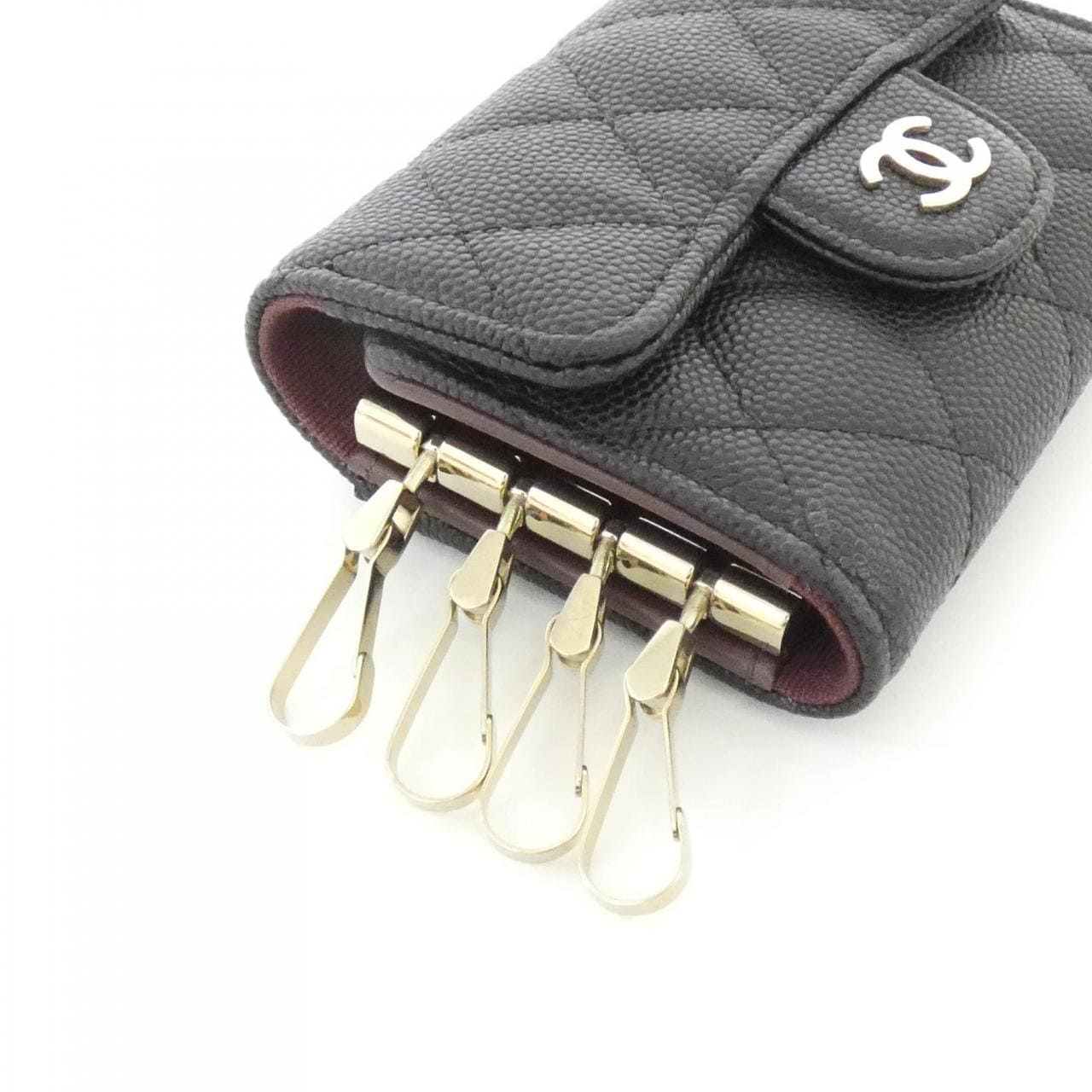 CHANEL Timeless Classic AP0222 鎖匙包 荔枝紋牛皮 2