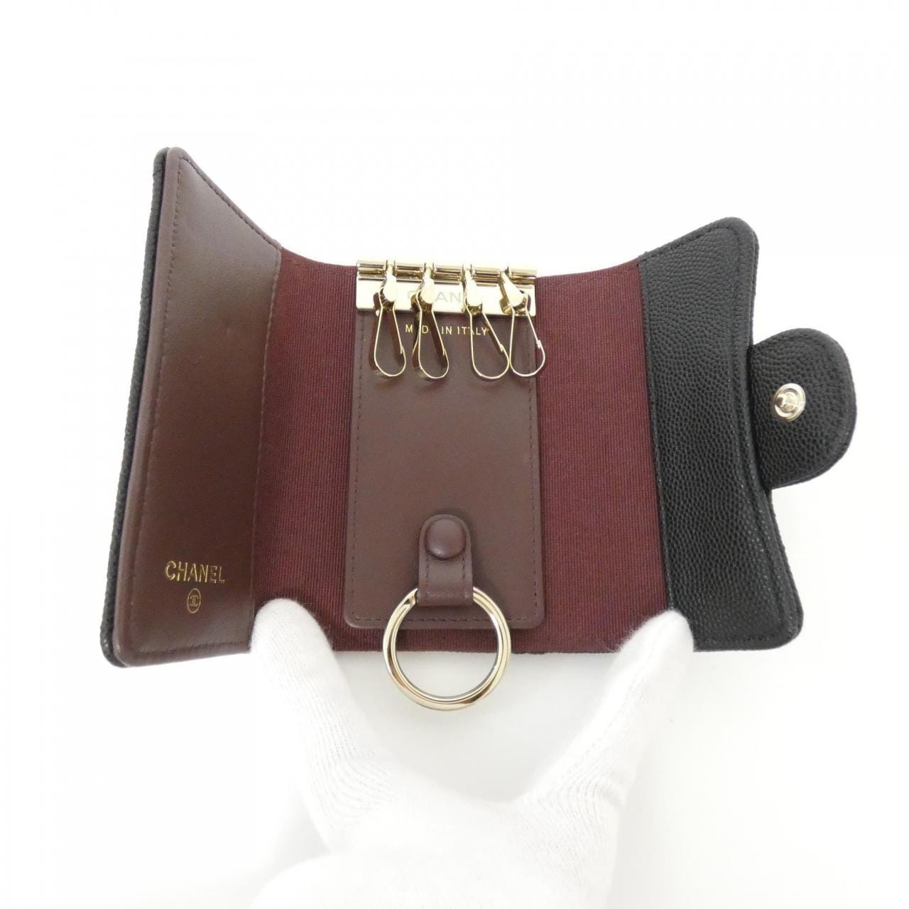 CHANEL Timeless Classic AP0222 鎖匙包 荔枝紋牛皮 4