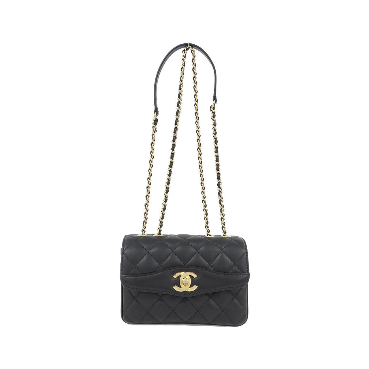 CHANEL 57027 Shoulder Lambskin