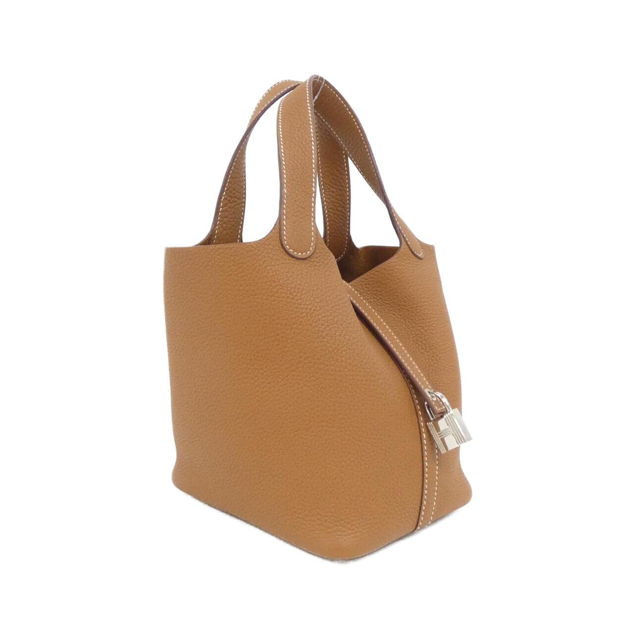 HERMES Picotin 056289CK Handbag Clemence