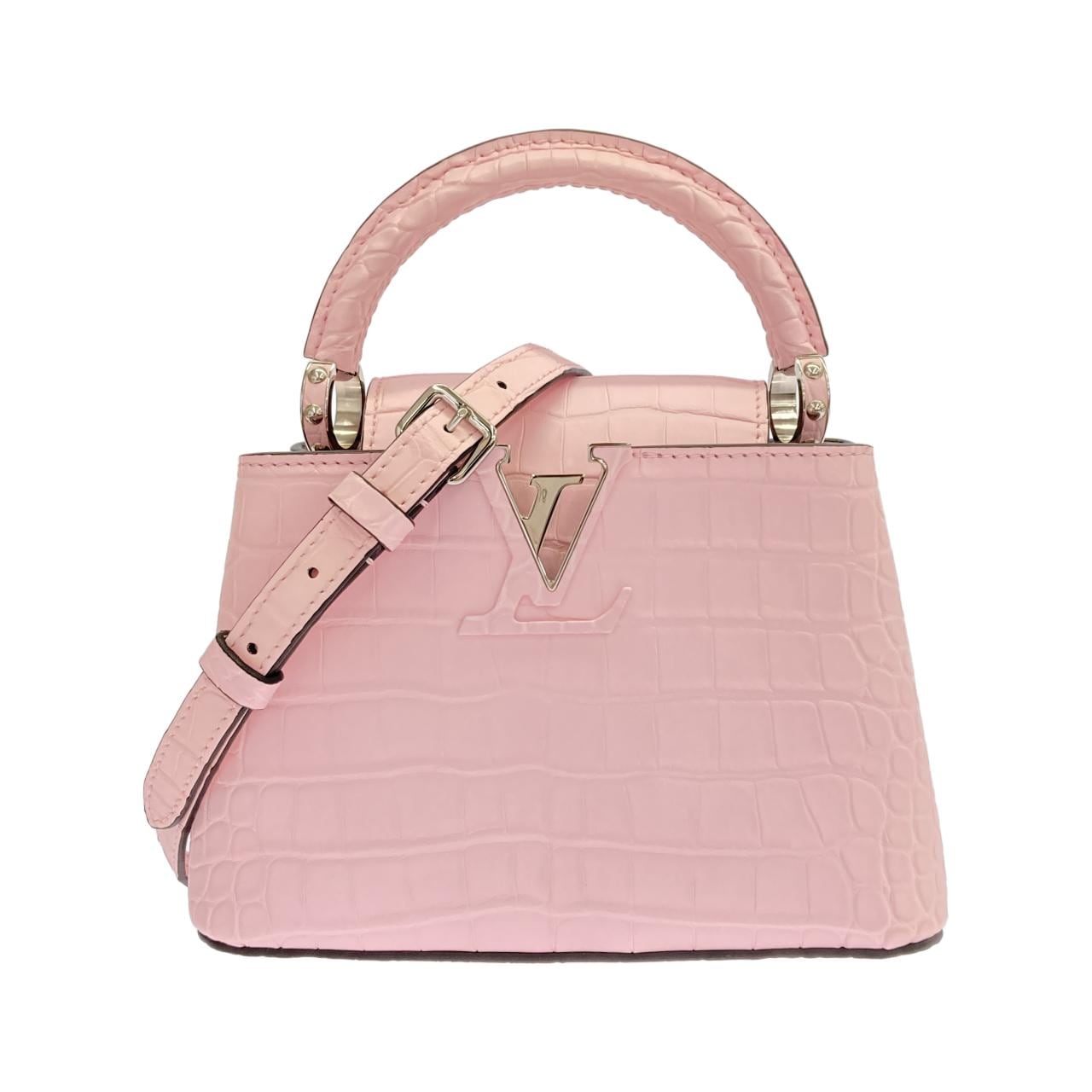 LOUIS VUITTON Capucines N83158 Handbag Leather