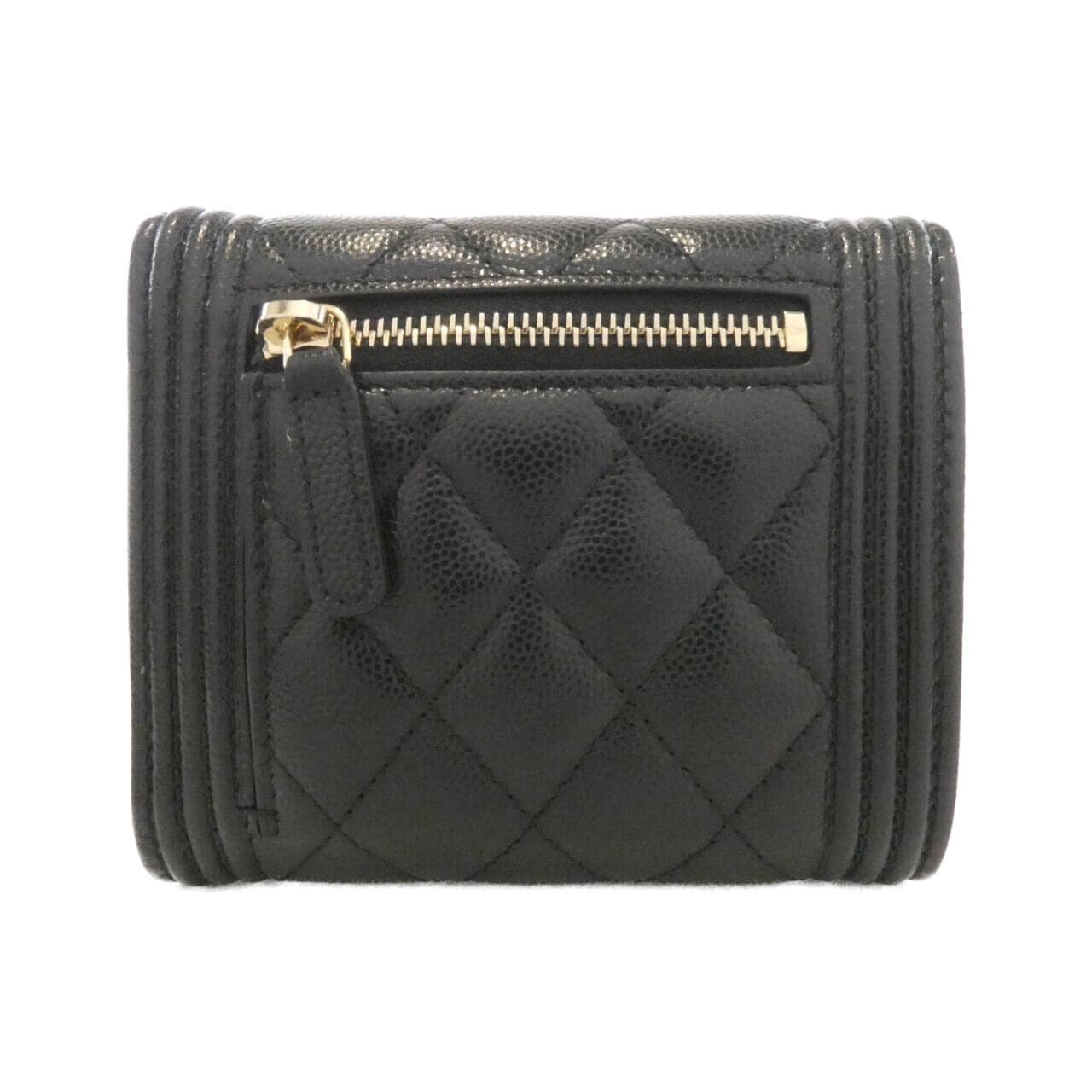 CHANEL Boy Chanel 80734 銀包 荔枝紋牛皮 2