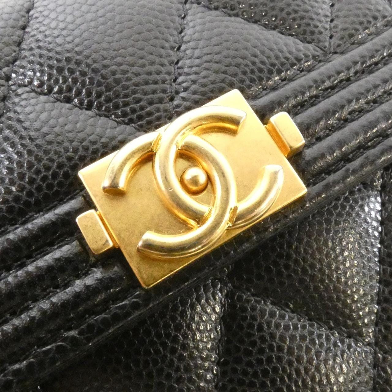 CHANEL Boy Chanel 80734 銀包 荔枝紋牛皮 4