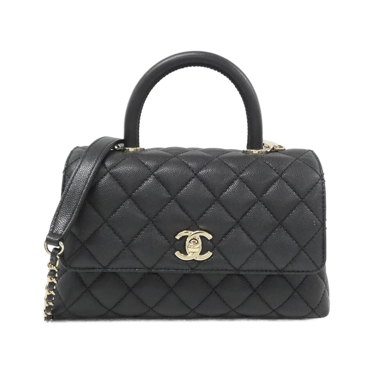 CHANEL Matelasse 92990 Handbag Grained Calfskin
