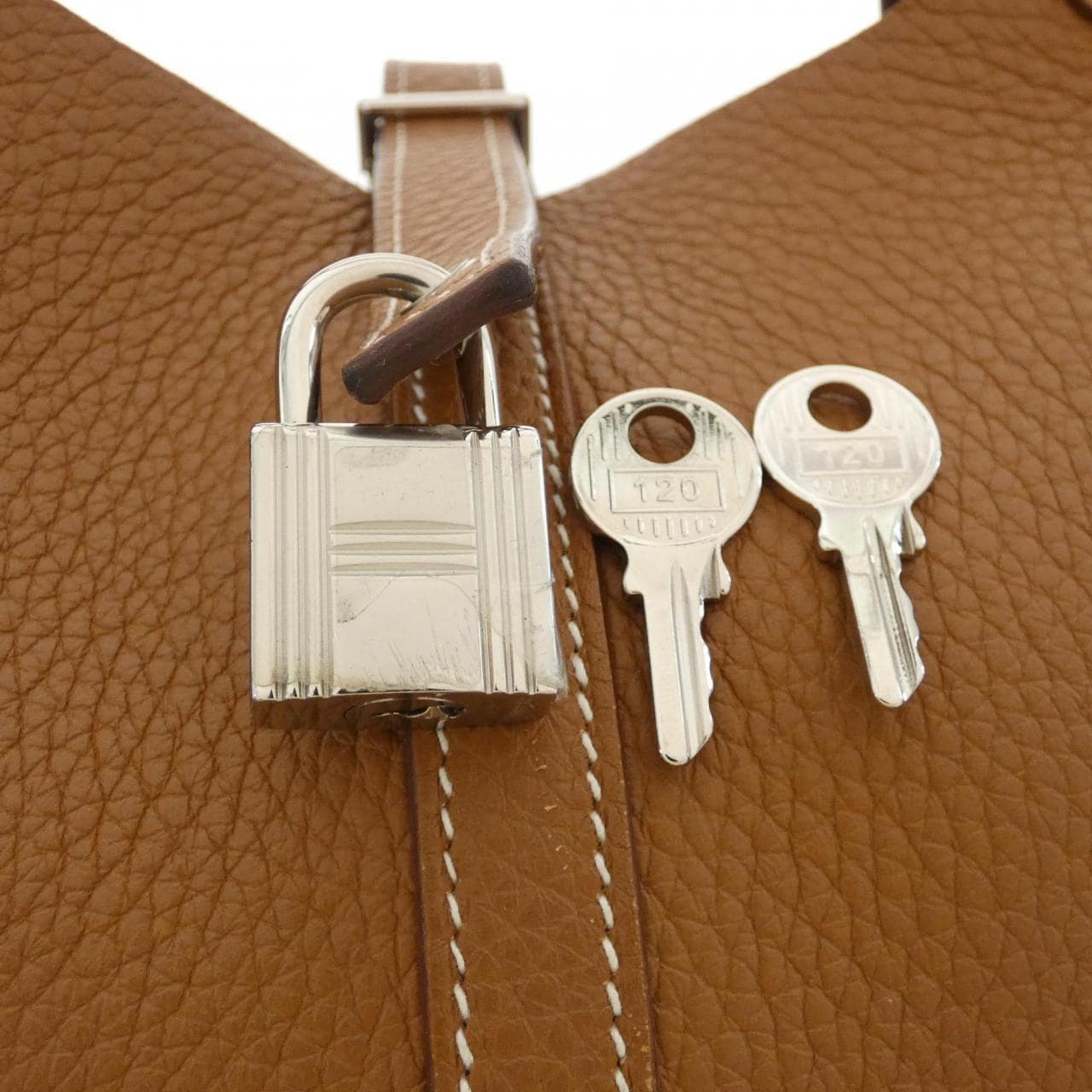 HERMES Picotin 056289CK Handbag Clemence 4