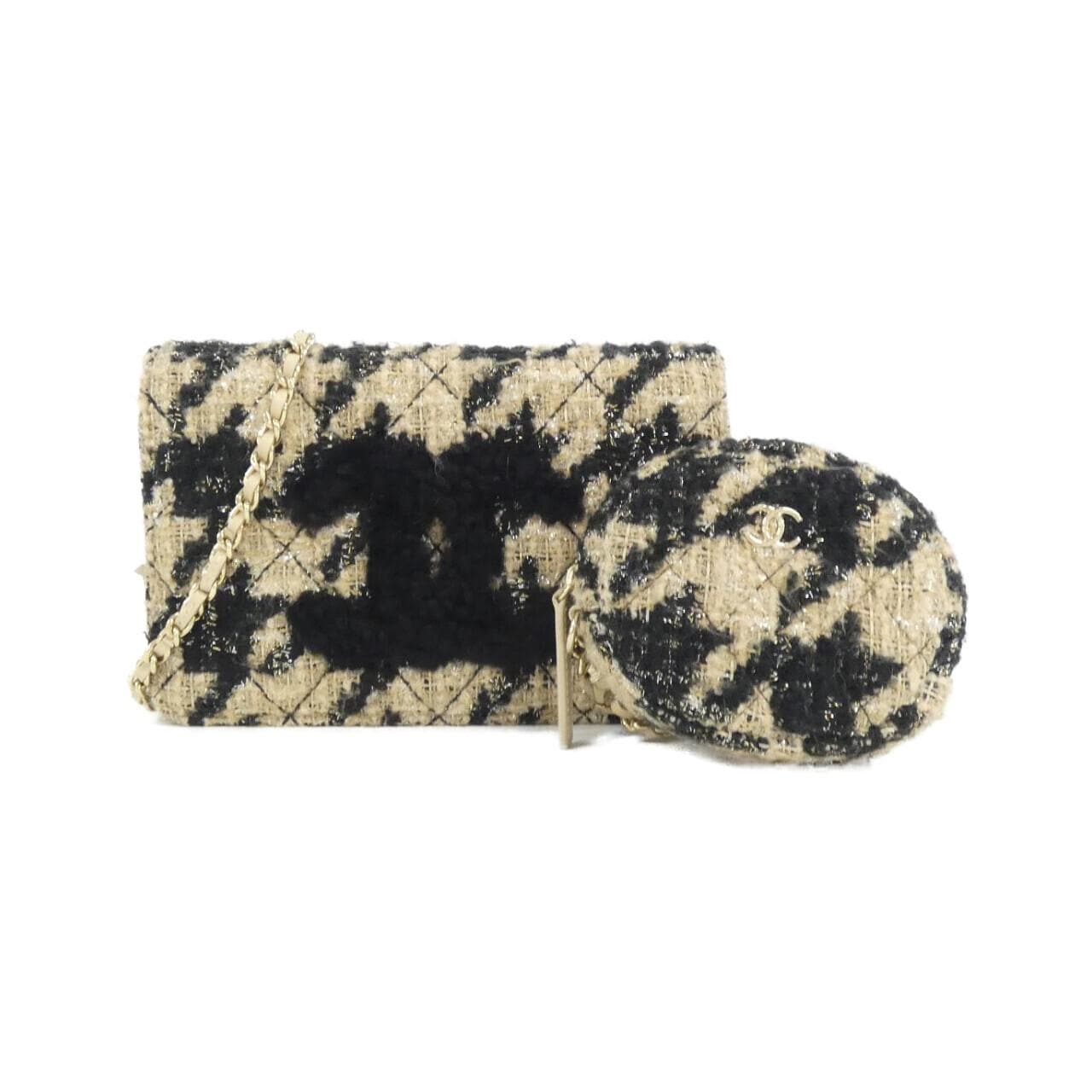 CHANEL Wallet Tweed