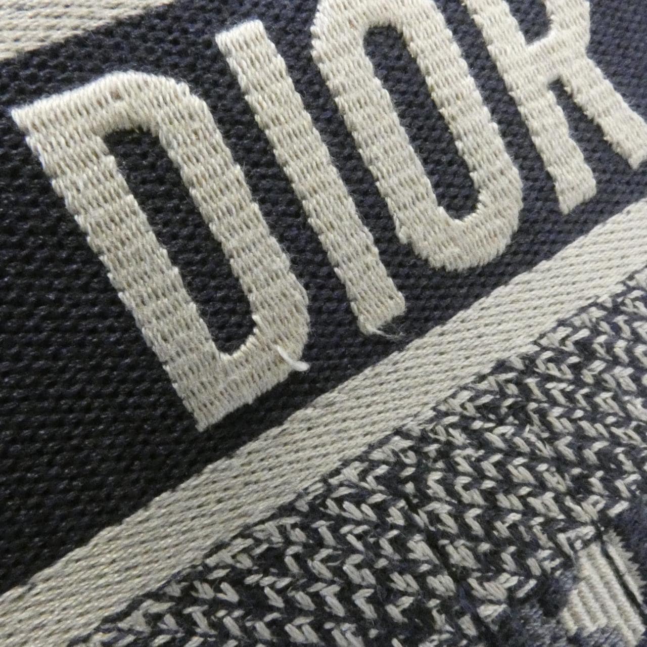 DIOR Book Tote M1291VRIW Shoulder Canvas 4