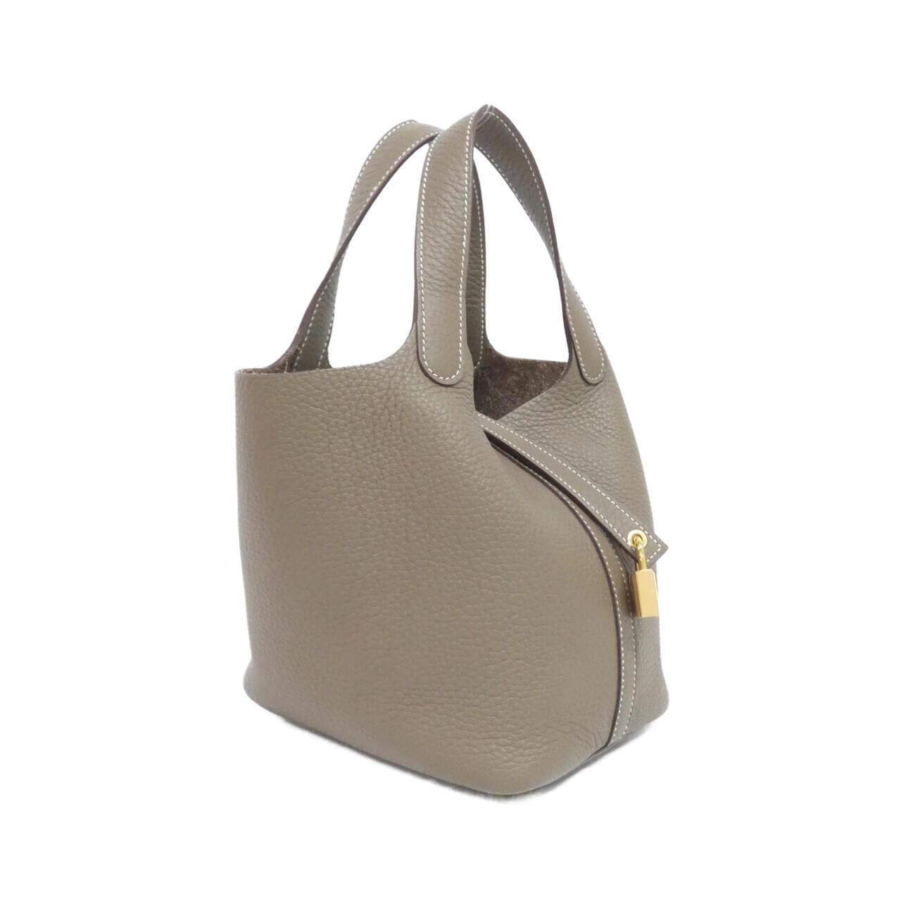 HERMES Picotin 056289CC Handbag Clemence