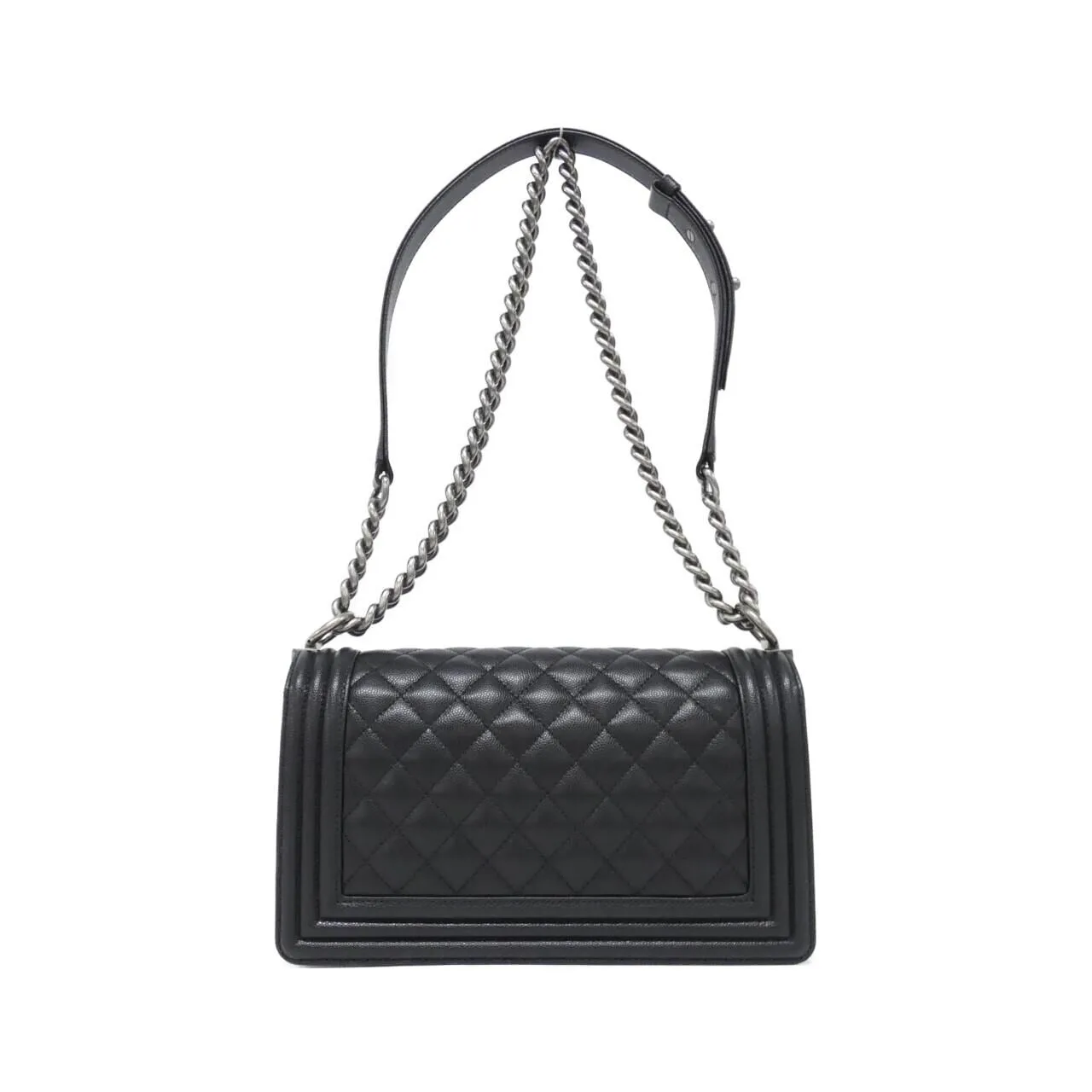 CHANEL Boy Chanel 67086 Shoulder Grained Calfskin 2