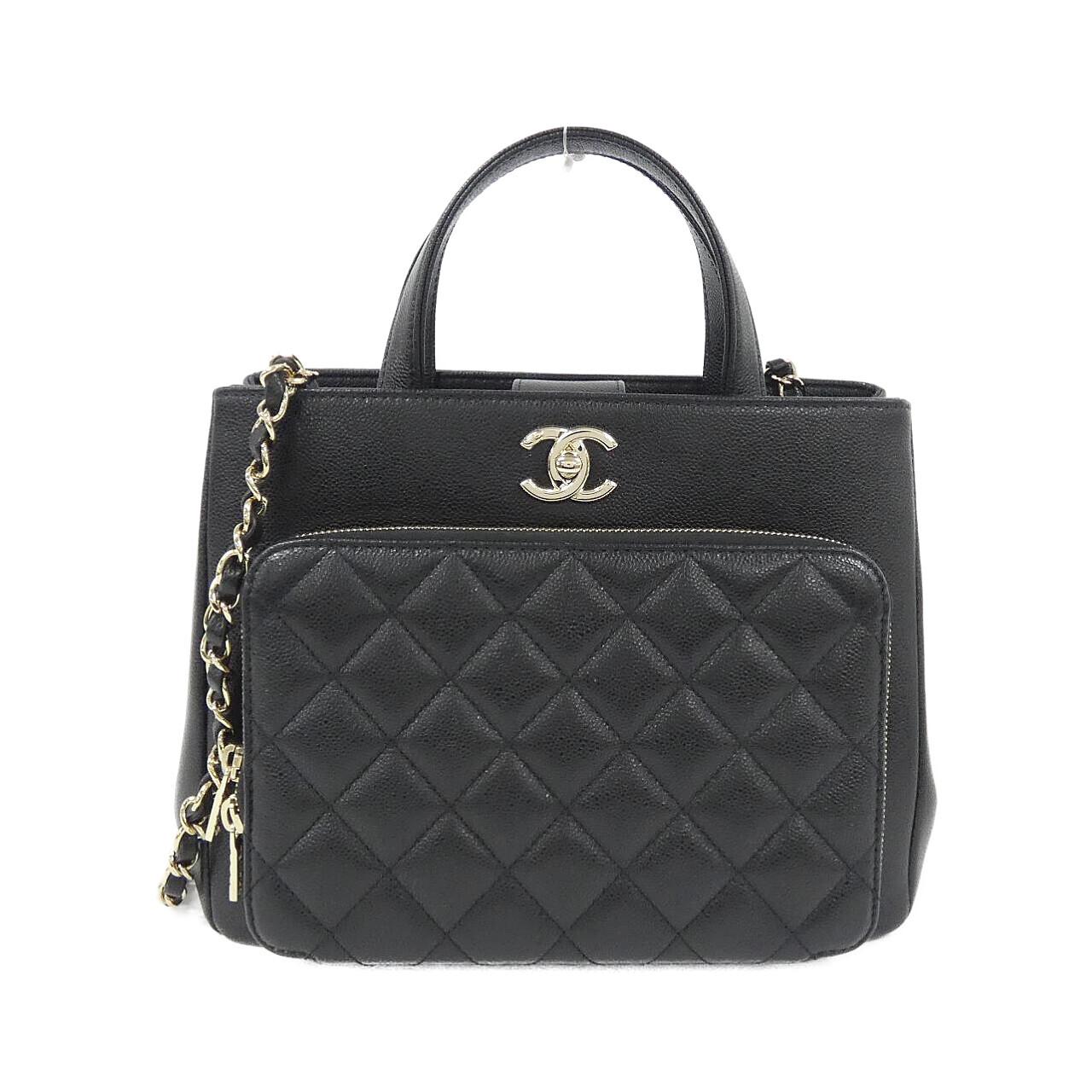 CHANEL 93750 Handbag Grained Calfskin