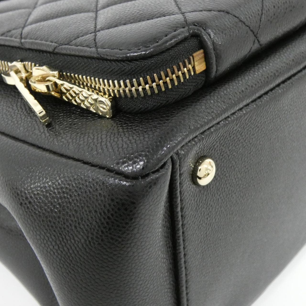 CHANEL 93750 Handbag Grained Calfskin 3