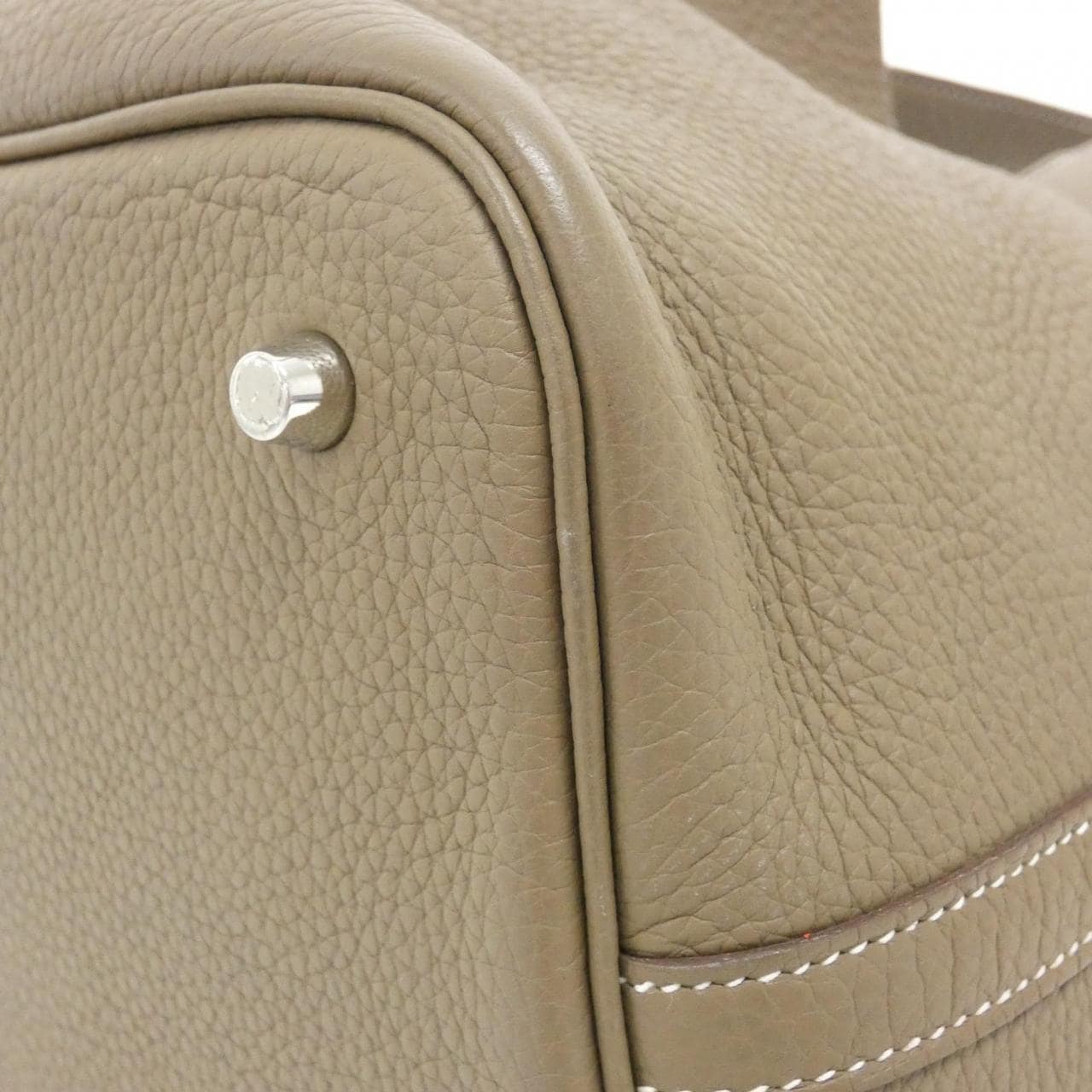 HERMES Picotin 060991CK Handbag Clemence 2