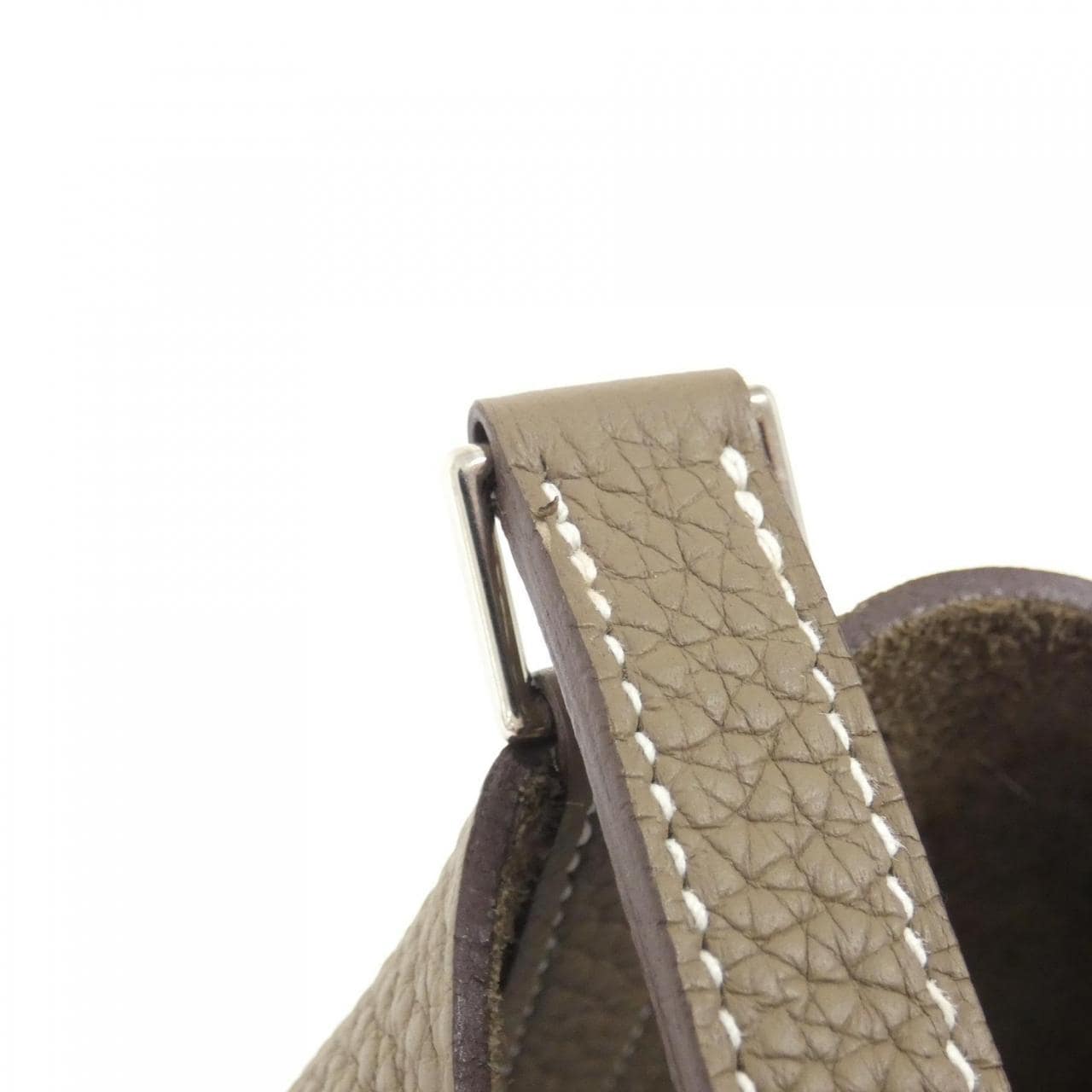 HERMES Picotin 060991CK Handbag Clemence 4