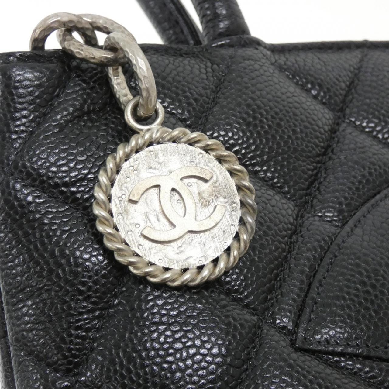CHANEL Matelasse 1804 Handbag Grained Calfskin 5