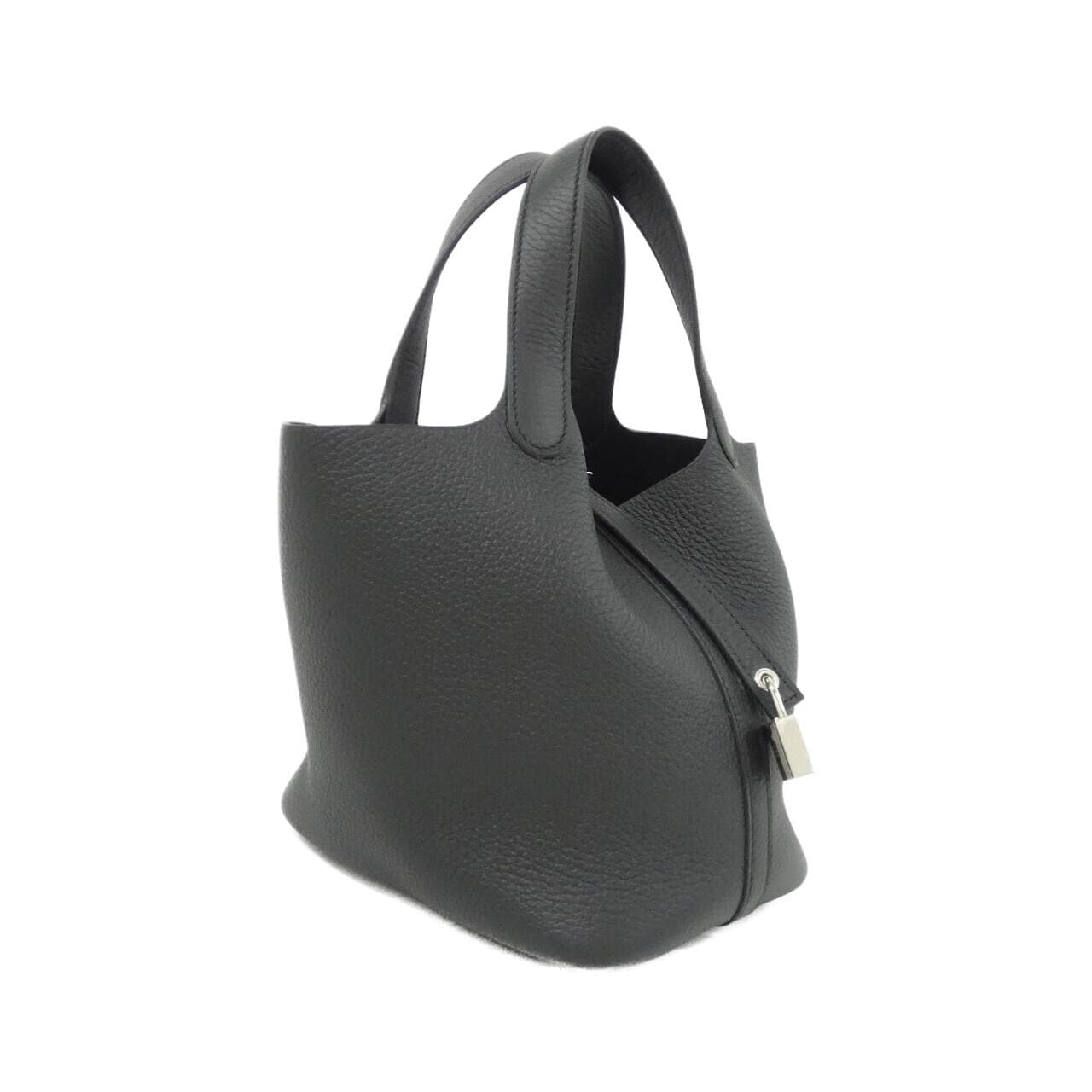 HERMES Picotin 056289CK Handbag Clemence
