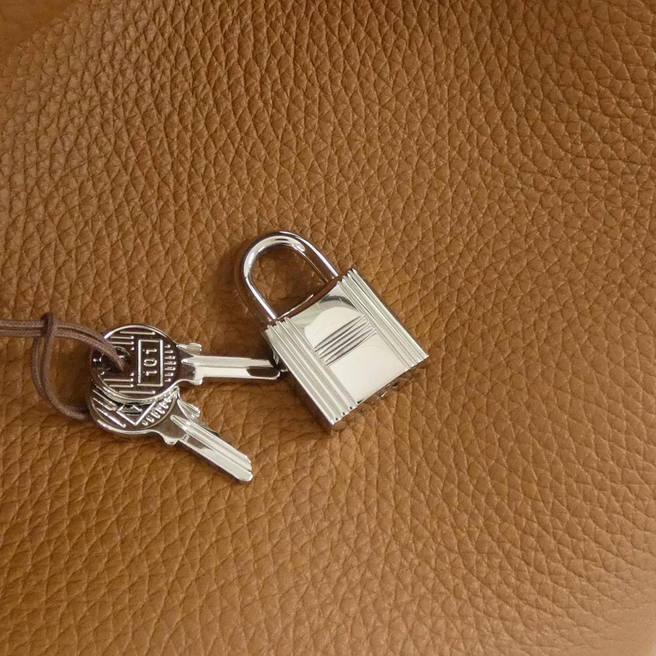 HERMES Picotin 060991CK Handbag Clemence 3