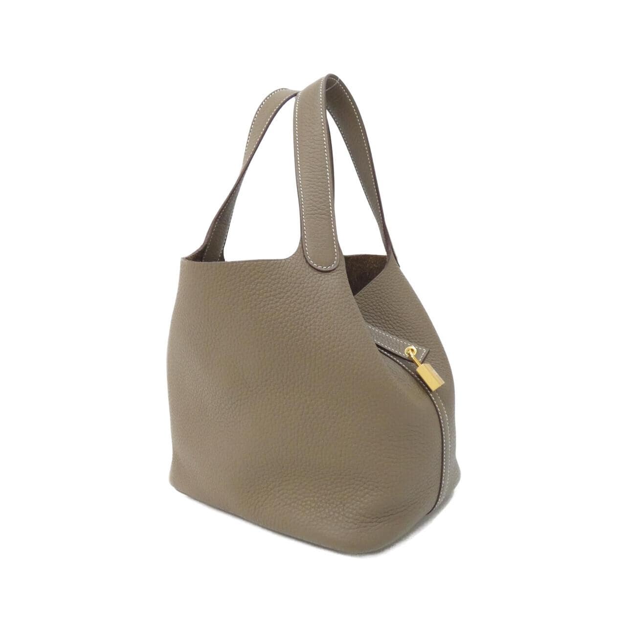 HERMES Picotin 060991CC Handbag Clemence