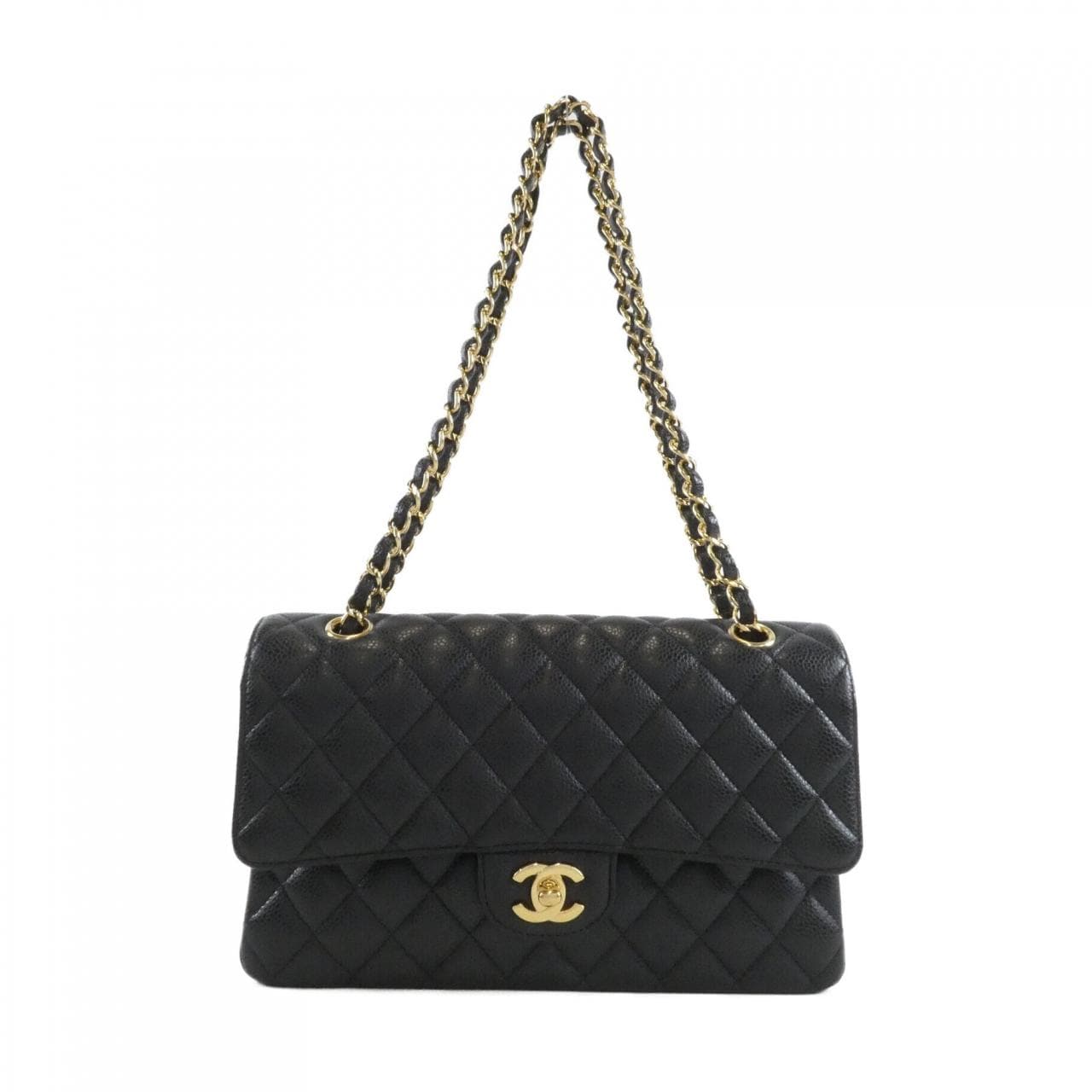 CHANEL Matelasse 1112 Shoulder Grained Calfskin