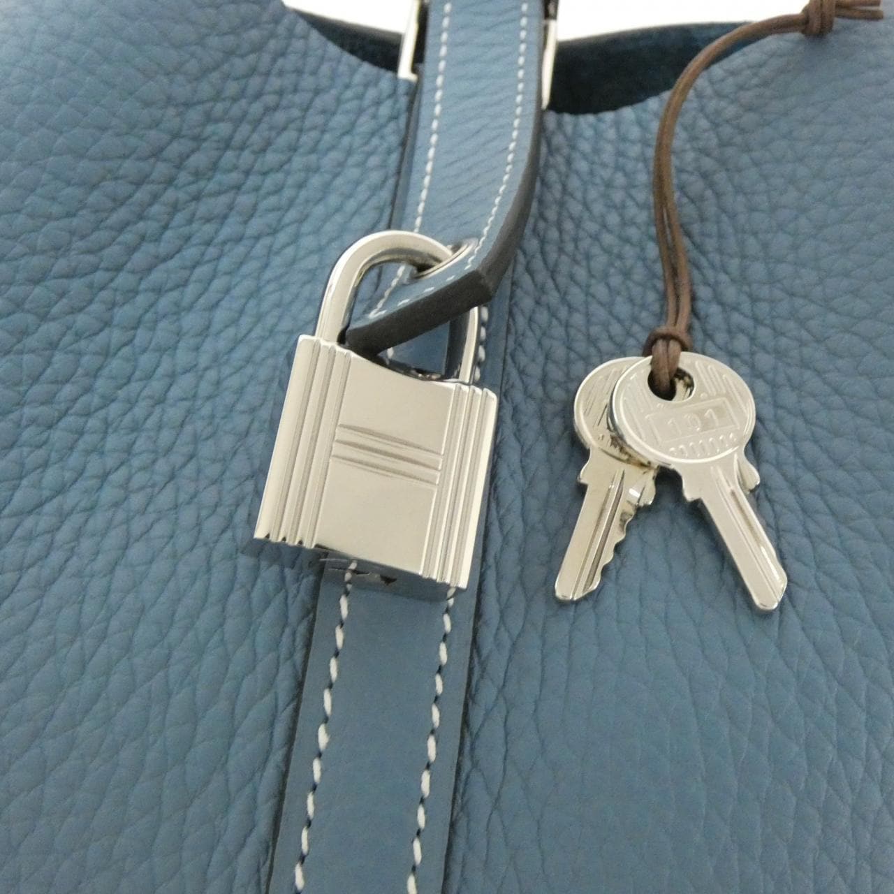 HERMES Picotin 056289CK Handbag Clemence 3