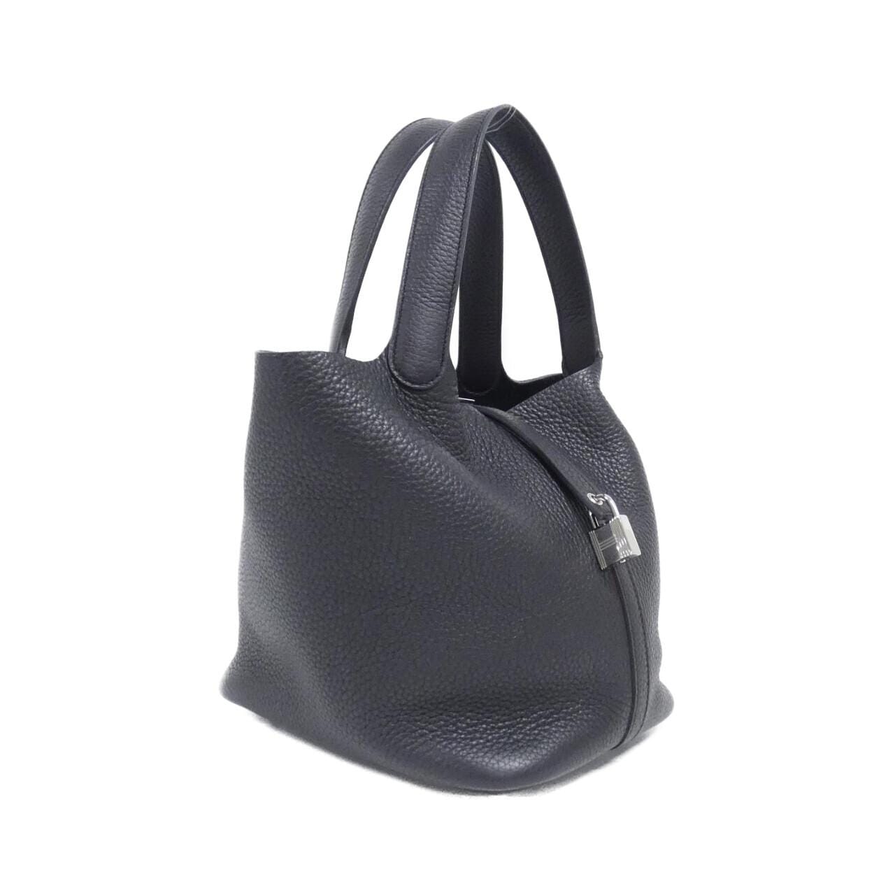 HERMES Picotin 060991CK Handbag Clemence