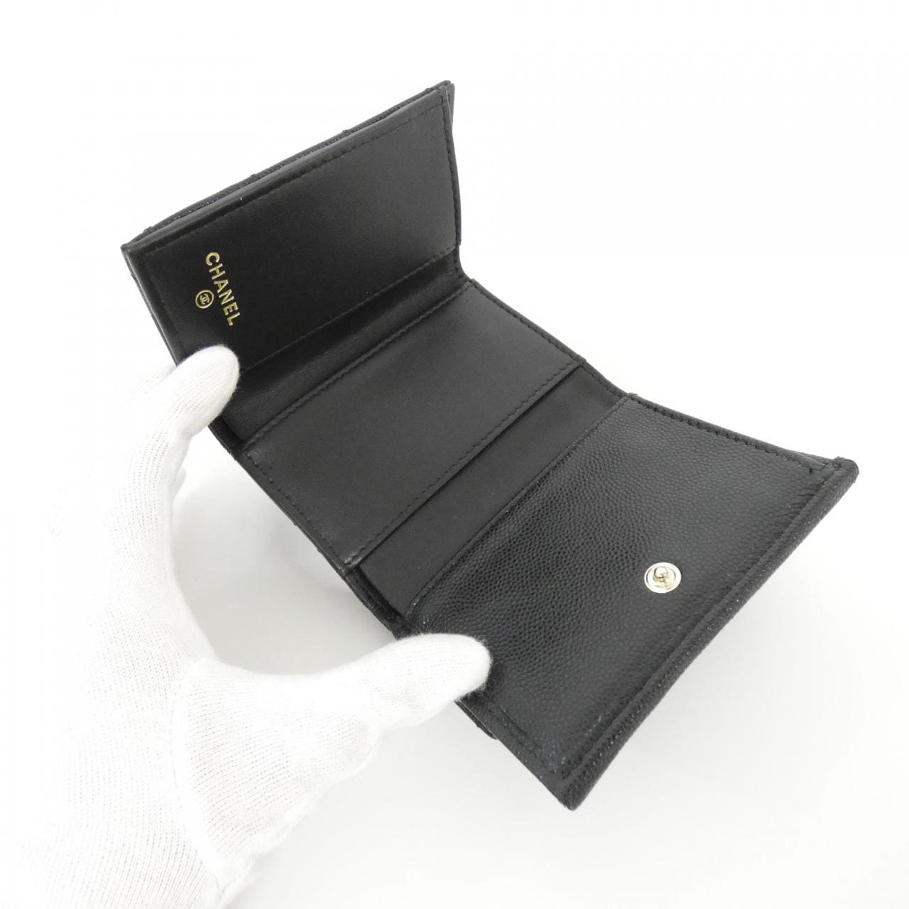 CHANEL Chanel 19 AP3397 Wallet Grained Calfskin 4
