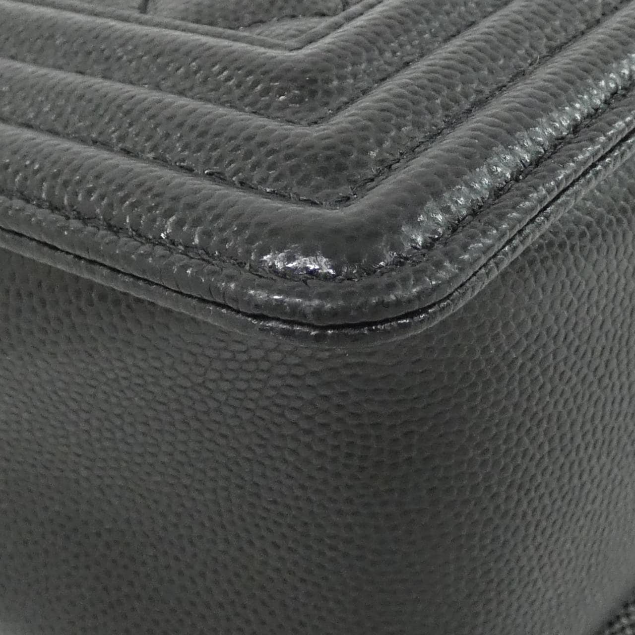 CHANEL Boy Chanel 67086 Shoulder Grained Calfskin 3