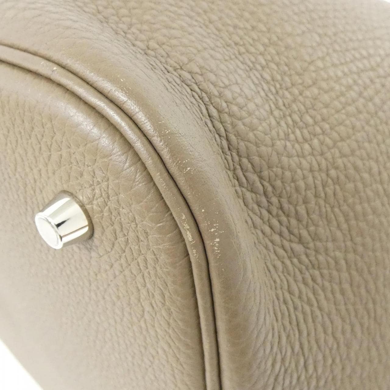 HERMES Picotin 060992CK Handbag Clemence 4