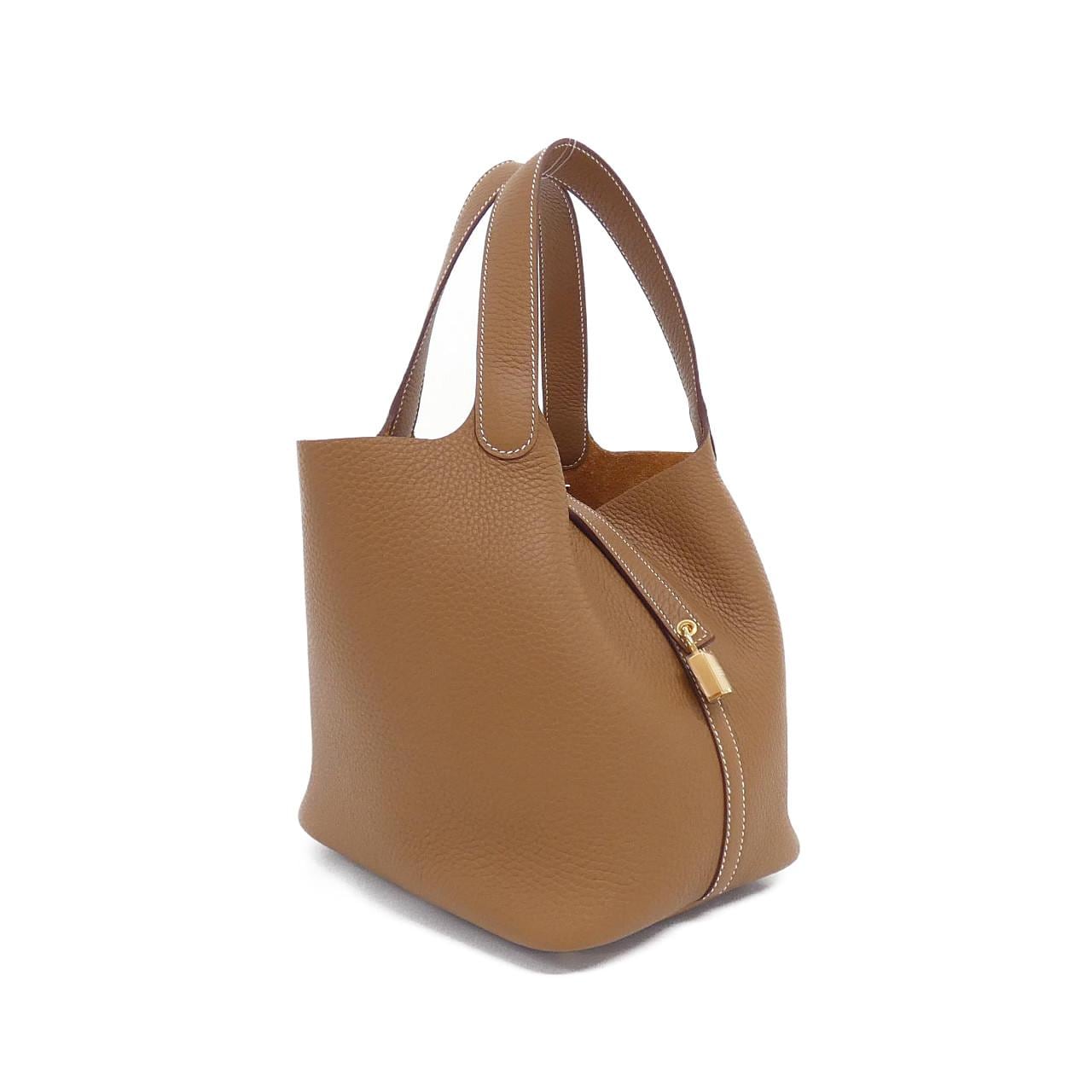 HERMES Picotin 060991CC Handbag Clemence