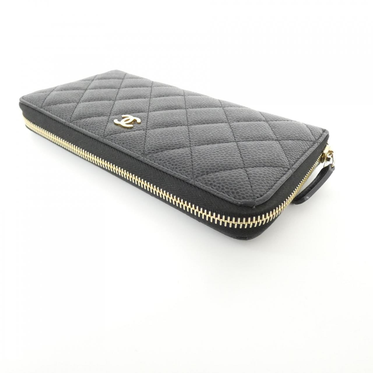 CHANEL Timeless Classic 50097 銀包 荔枝紋牛皮 3