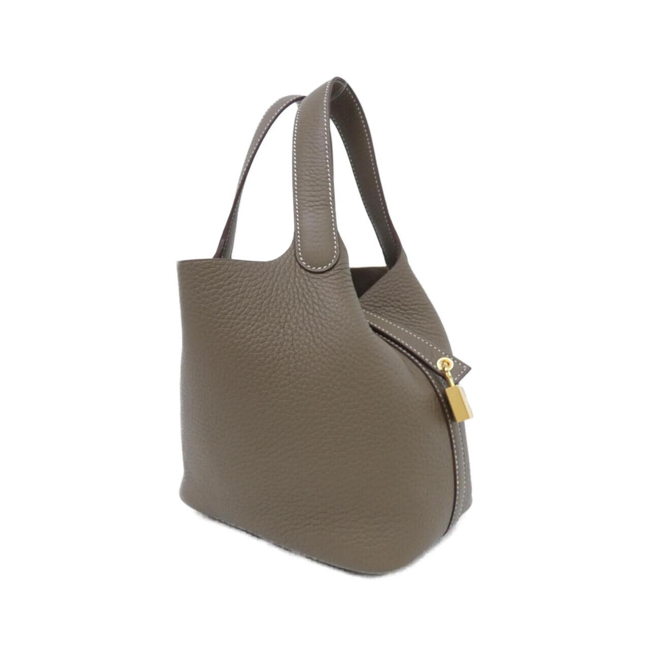 HERMES Picotin 056289CC Handbag Clemence