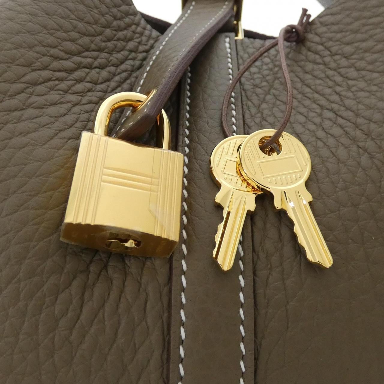 HERMES Picotin 056289CC Handbag Clemence 3