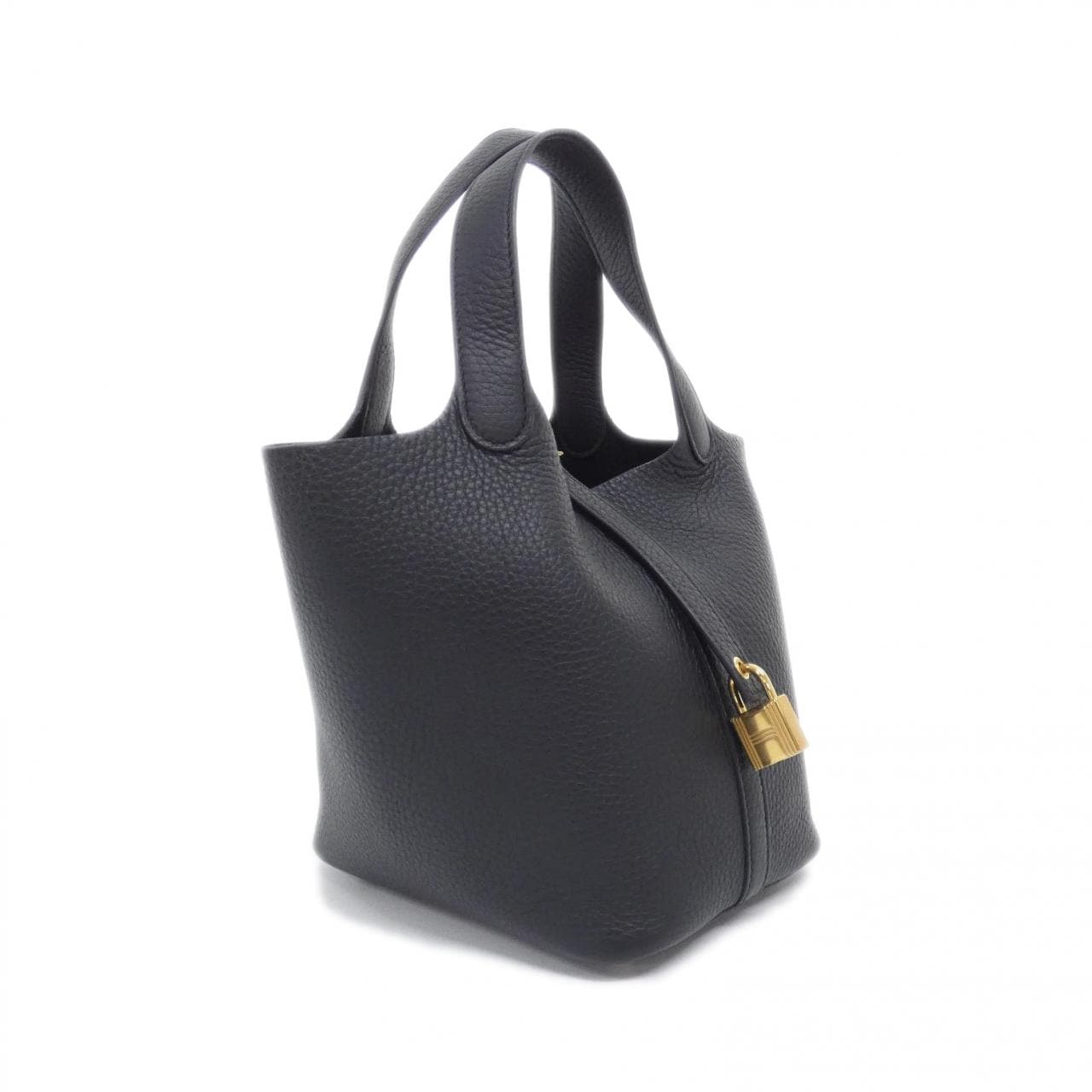 HERMES Picotin 056289CC Handbag Clemence