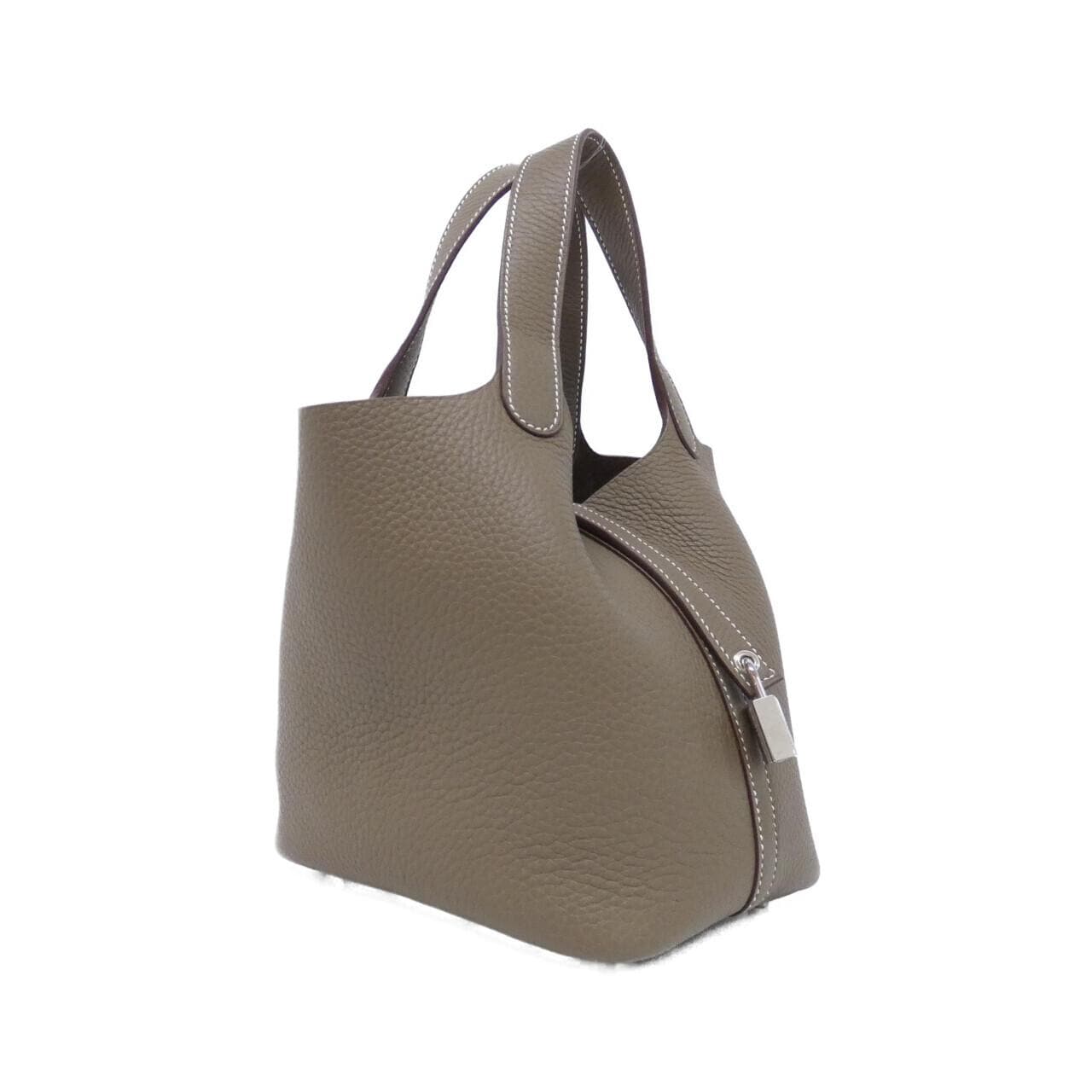 HERMES Picotin 056289CK Handbag Clemence