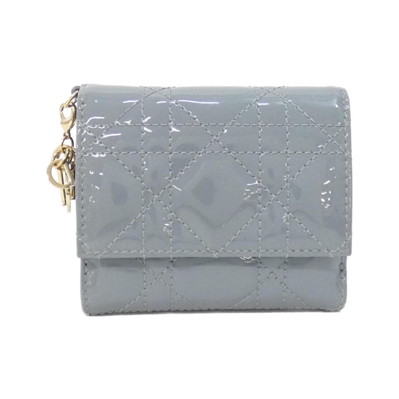 DIOR Lady Dior S0181OVRB 銀包 漆皮