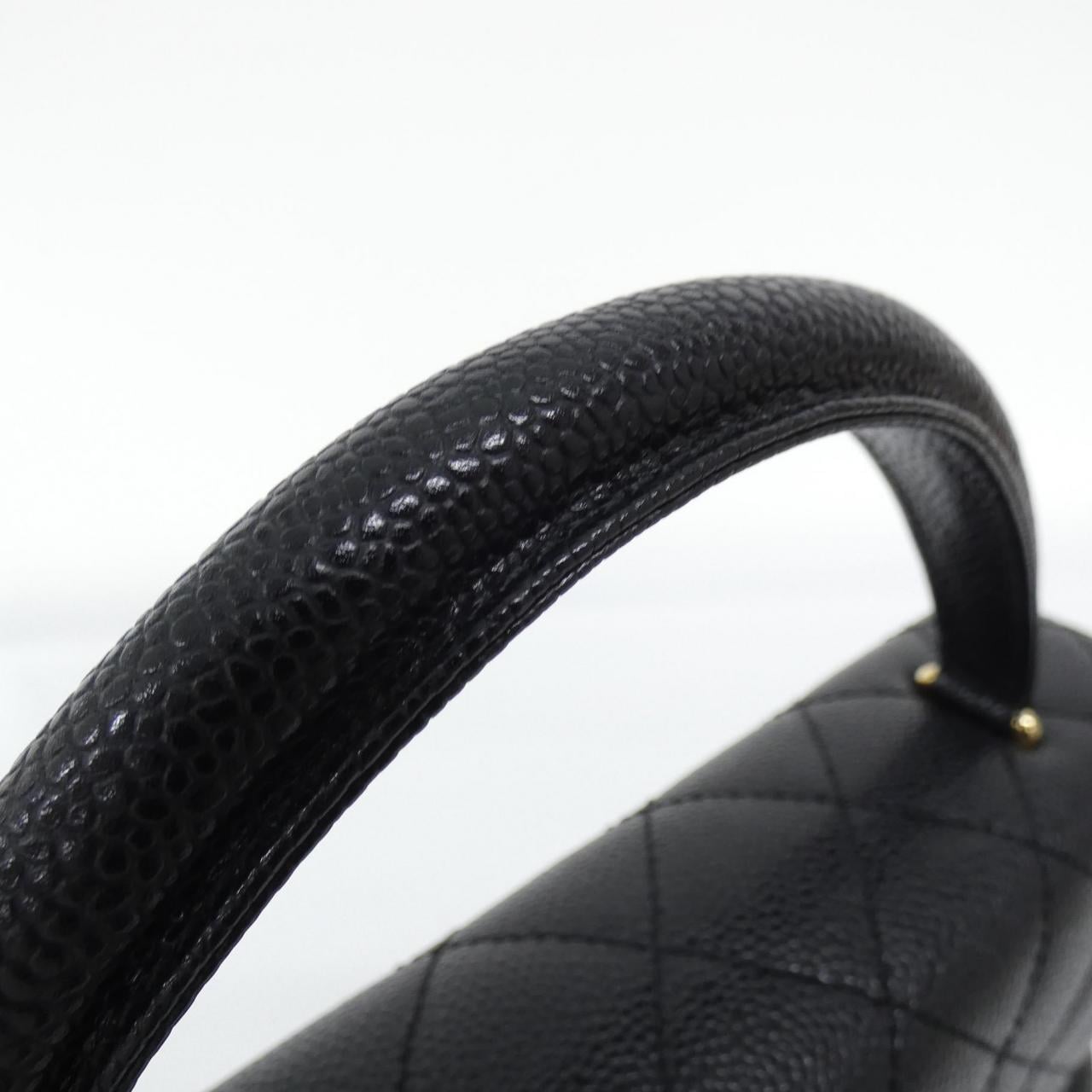 CHANEL Matelasse 12397 Handbag Grained Calfskin 4