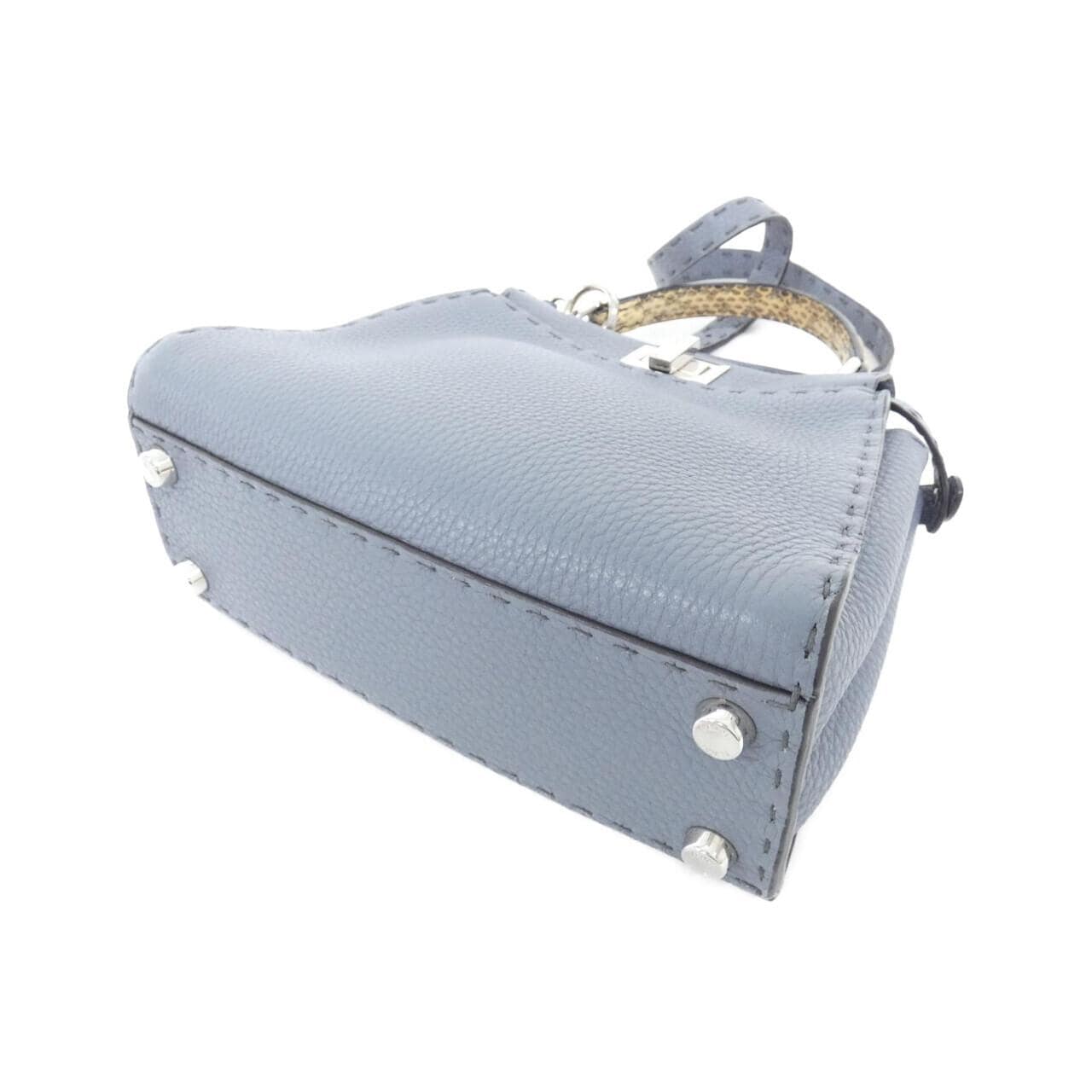 FENDI Peekaboo 8BN244 9NT Handbag Python 2