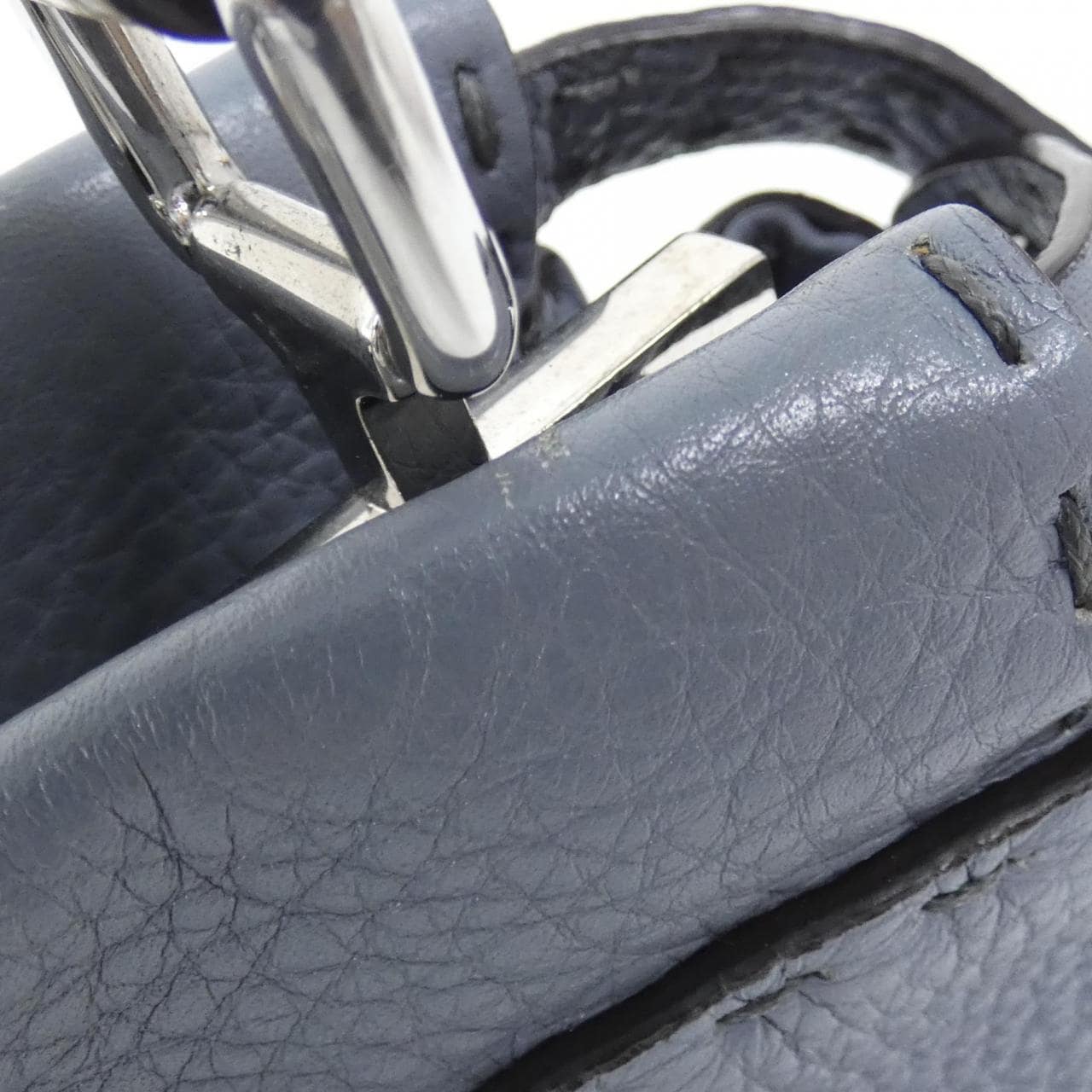 FENDI Peekaboo 8BN244 9NT Handbag Python 4