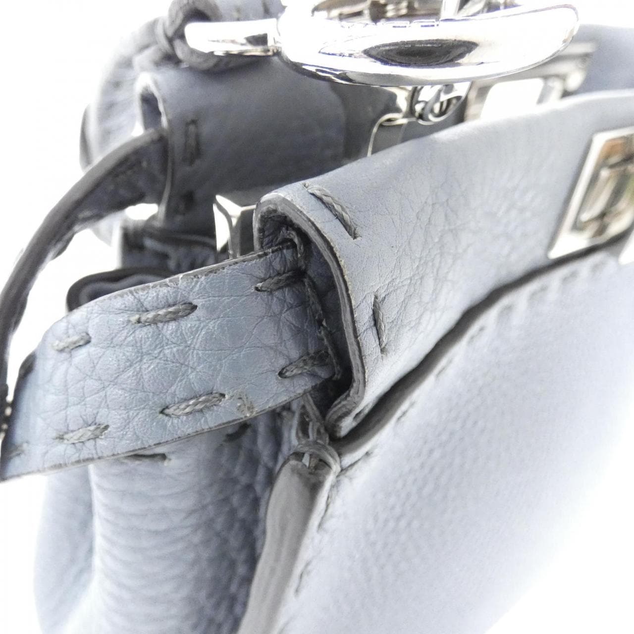FENDI Peekaboo 8BN244 9NT Handbag Python 5