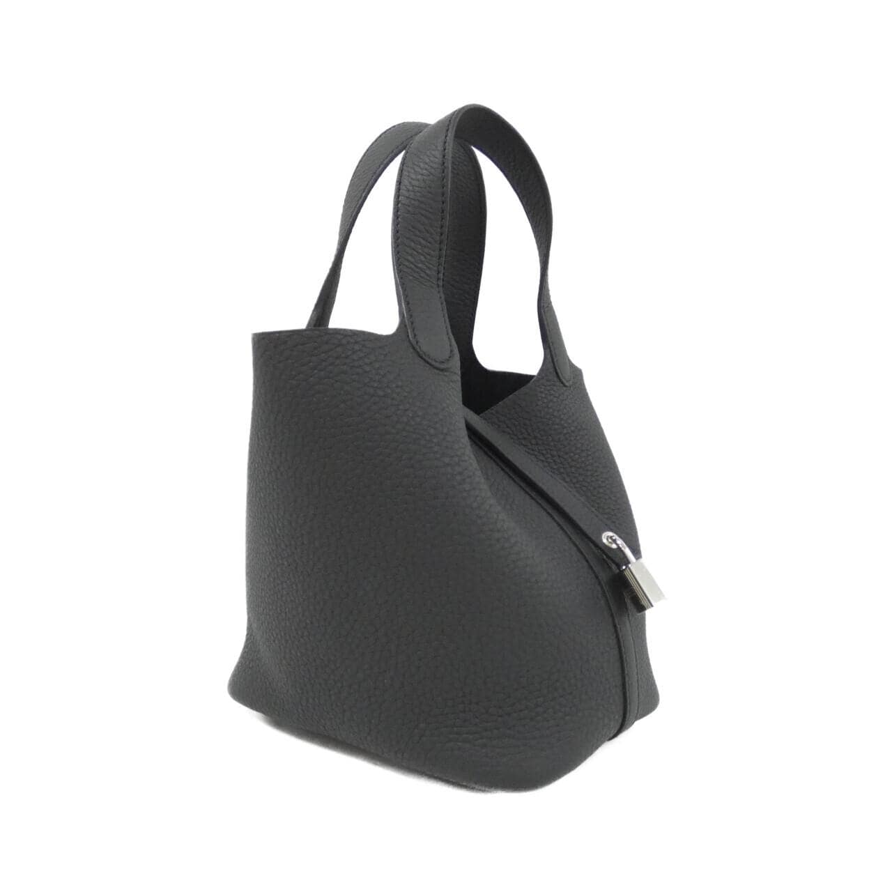HERMES Picotin 056289CK Handbag Clemence