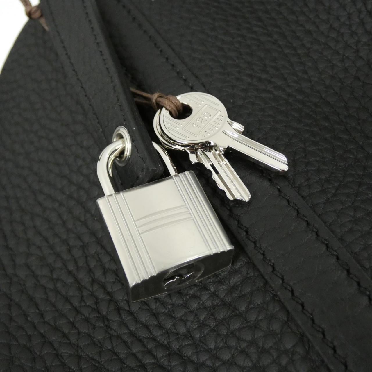 HERMES Picotin 056289CK Handbag Clemence 3