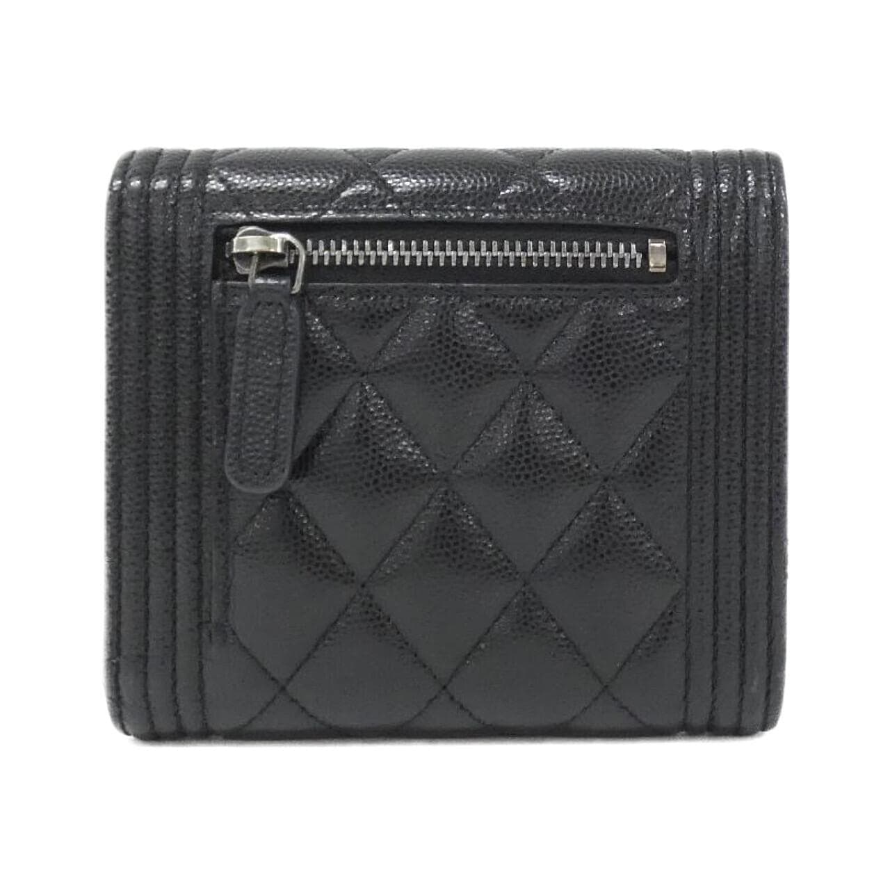 CHANEL Boy Chanel 80734 銀包 荔枝紋牛皮 2