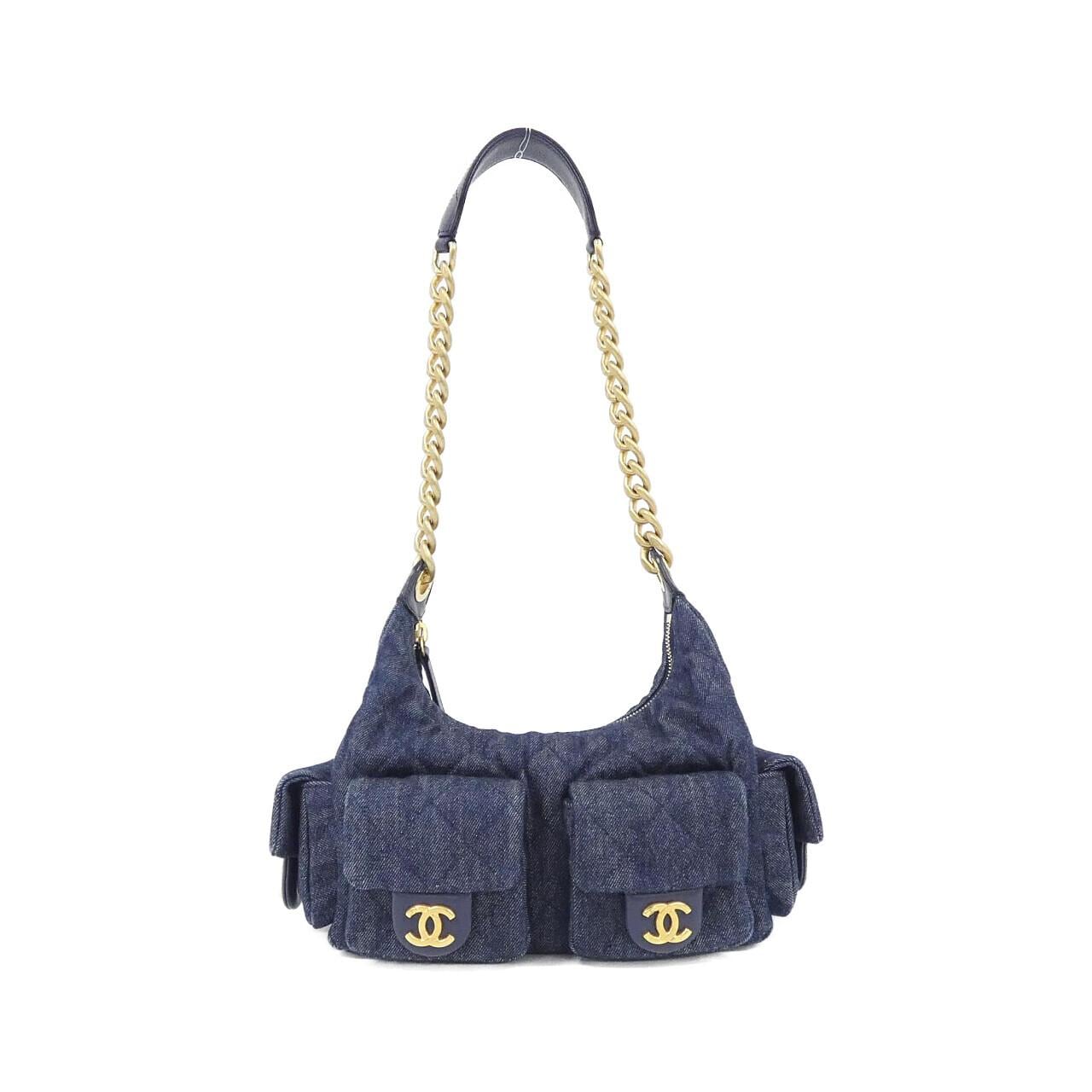 CHANEL AS5339 肩背包 牛仔布